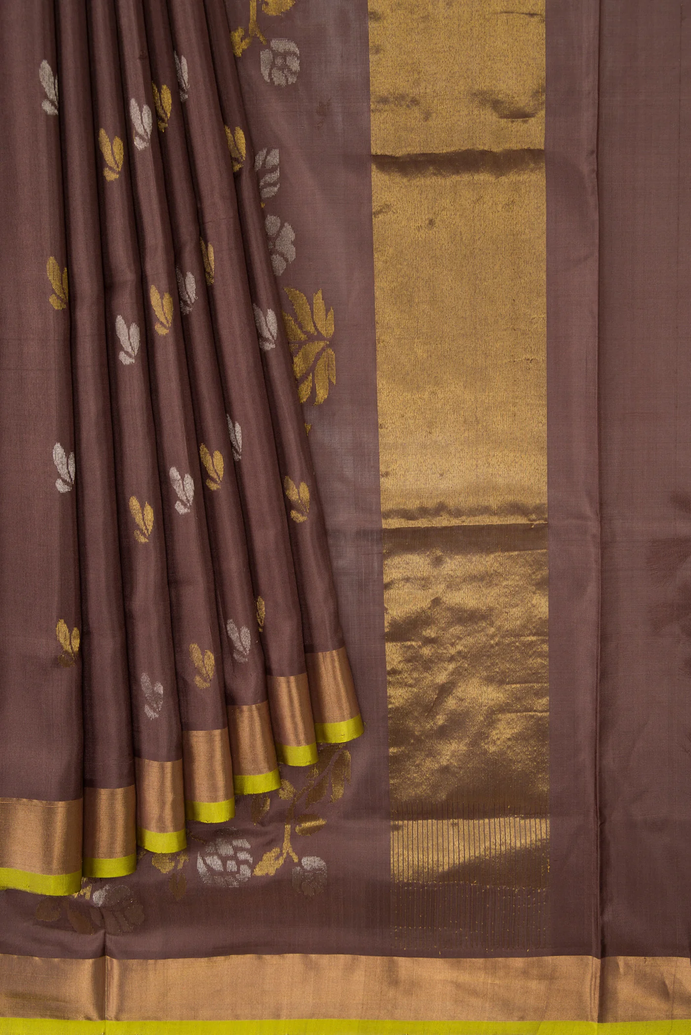 Brown Uppada Silk Saree - Image 4