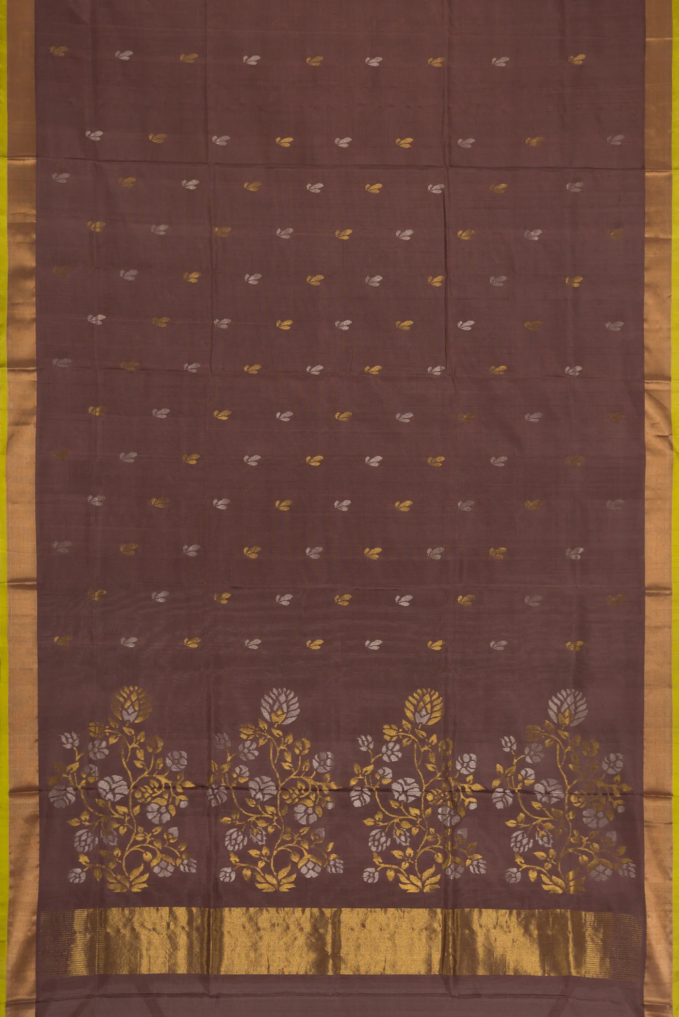 Brown Uppada Silk Saree - Image 6