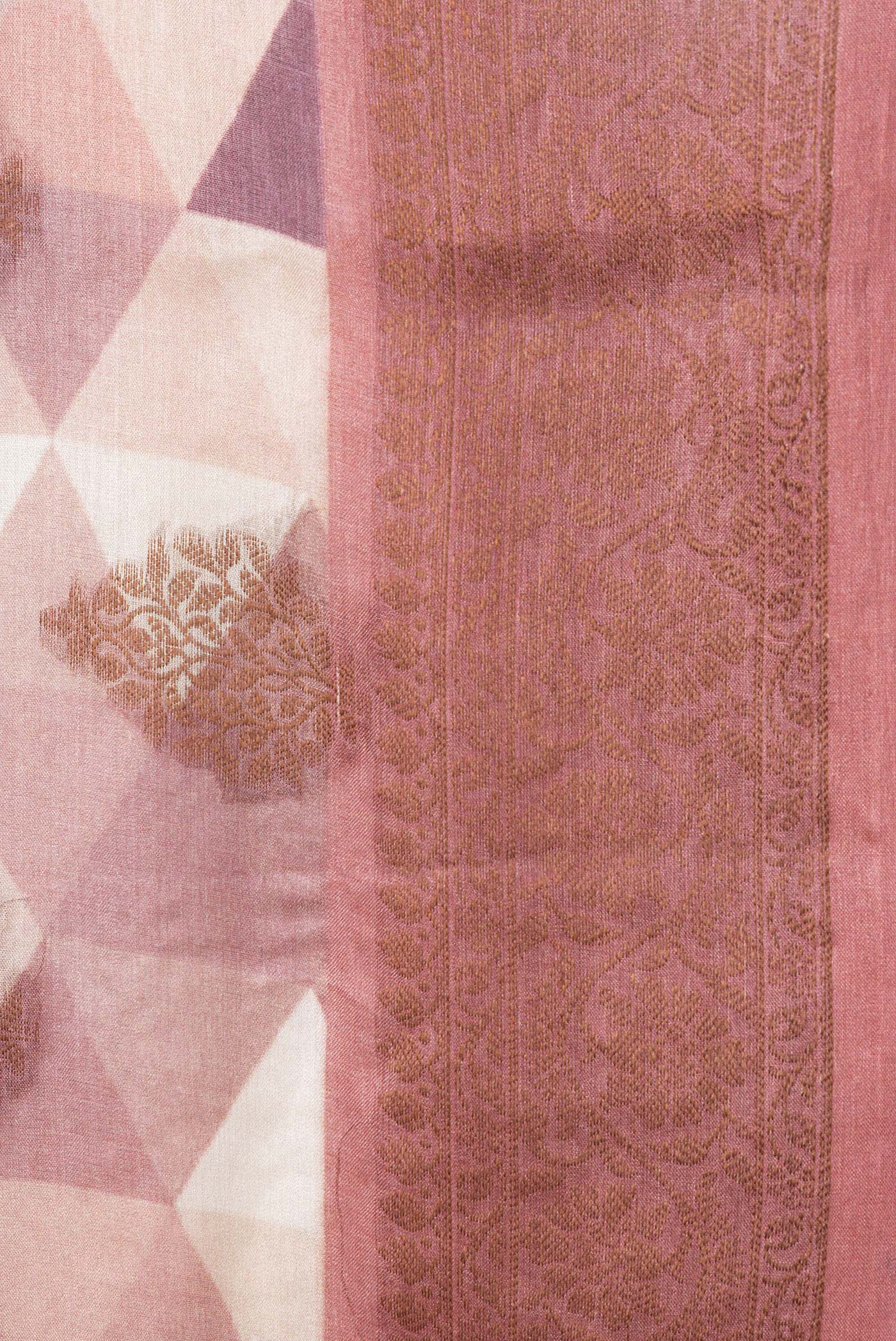Multi Color Banarasi Tussar Silk Saree - Image 3