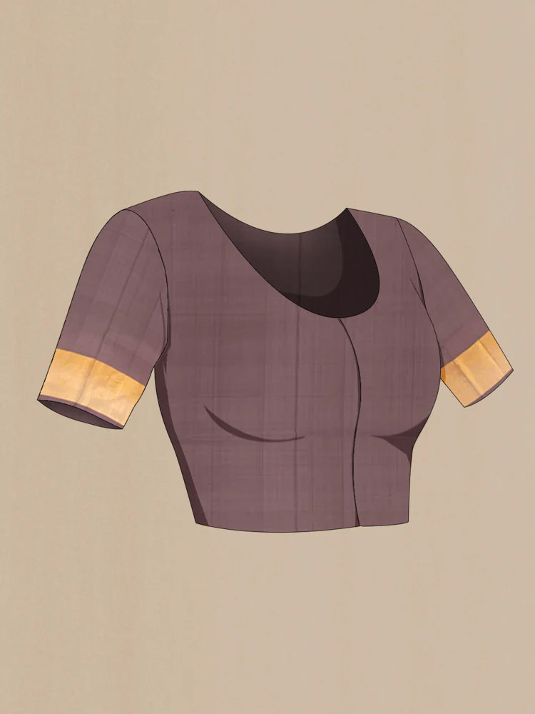 Brown Uppada Silk Saree - Image 4