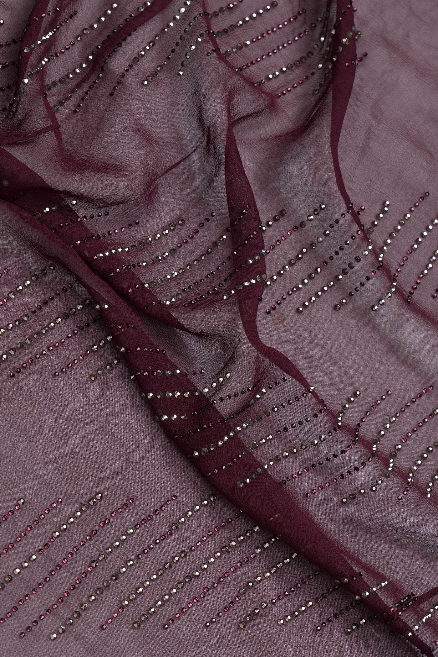 Coffee Brown Georgette Saree - Image 2