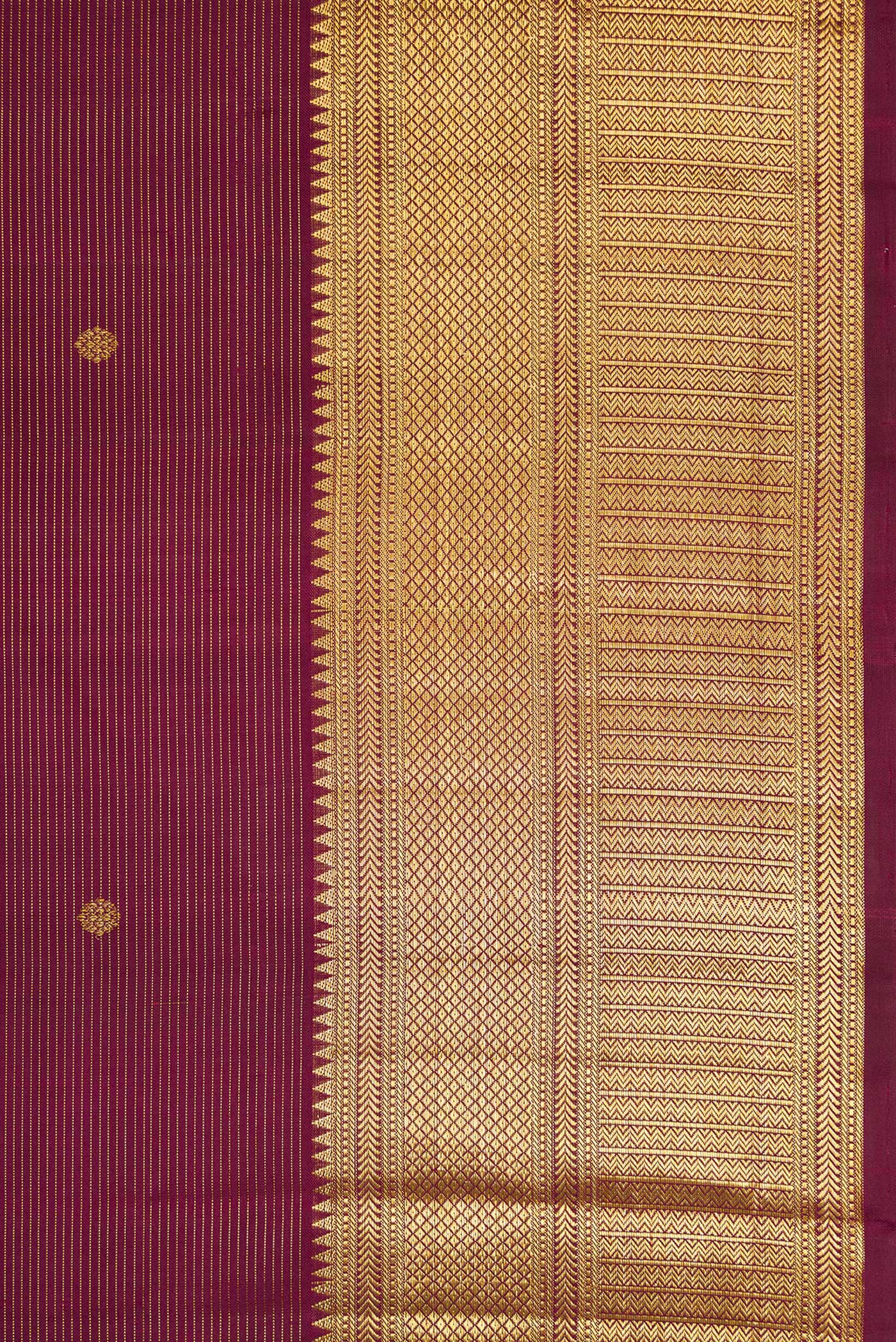 Coffee Brown Kanjivaram Silk Saree - Image 3