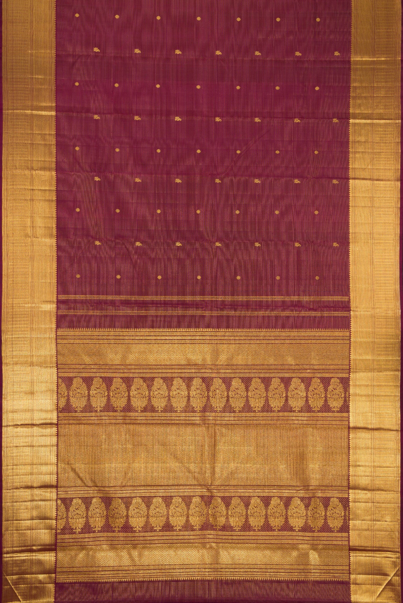 Coffee Brown Kanjivaram Silk Saree - Image 6