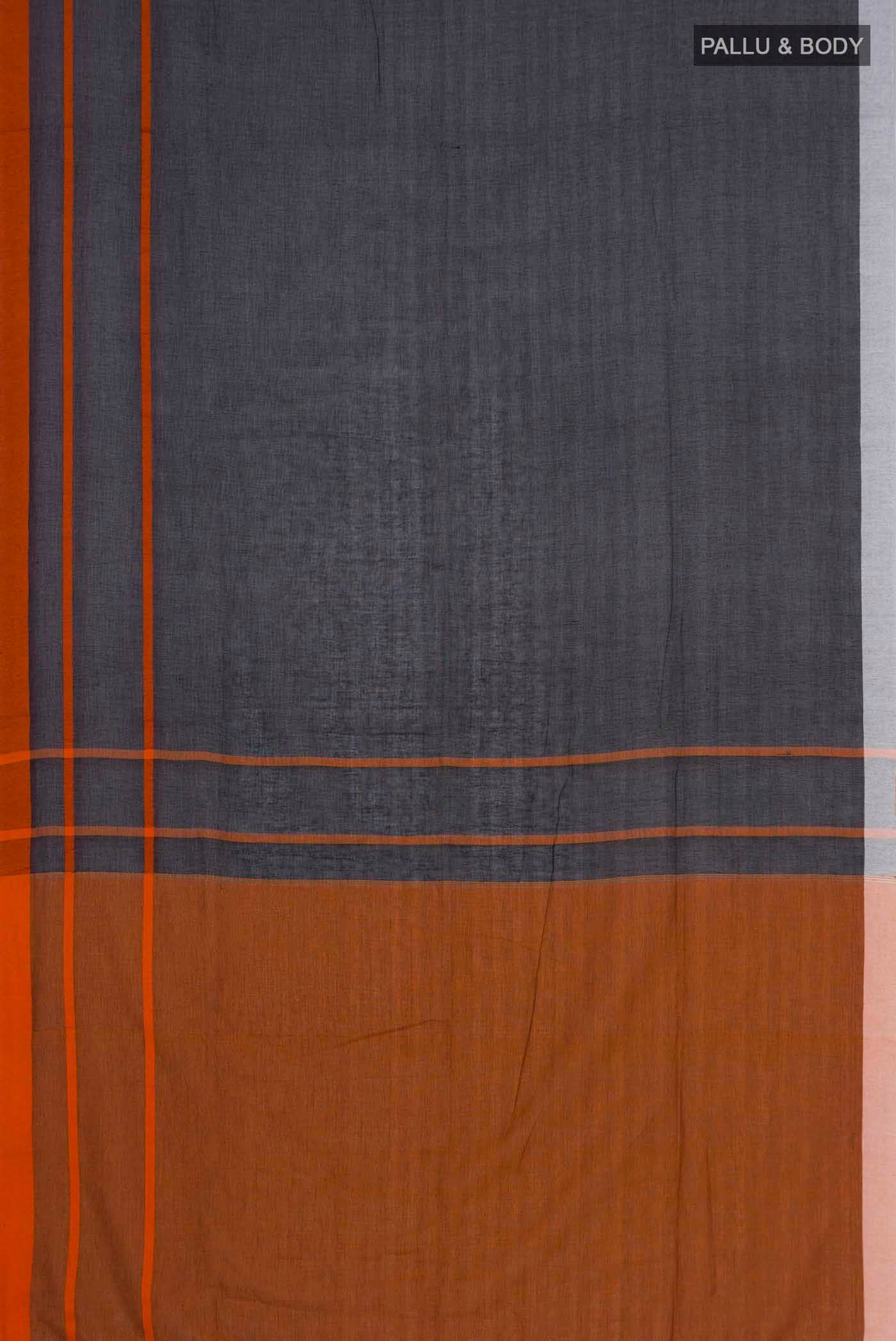 Chhaya-Black Cotton Saree - Image 7