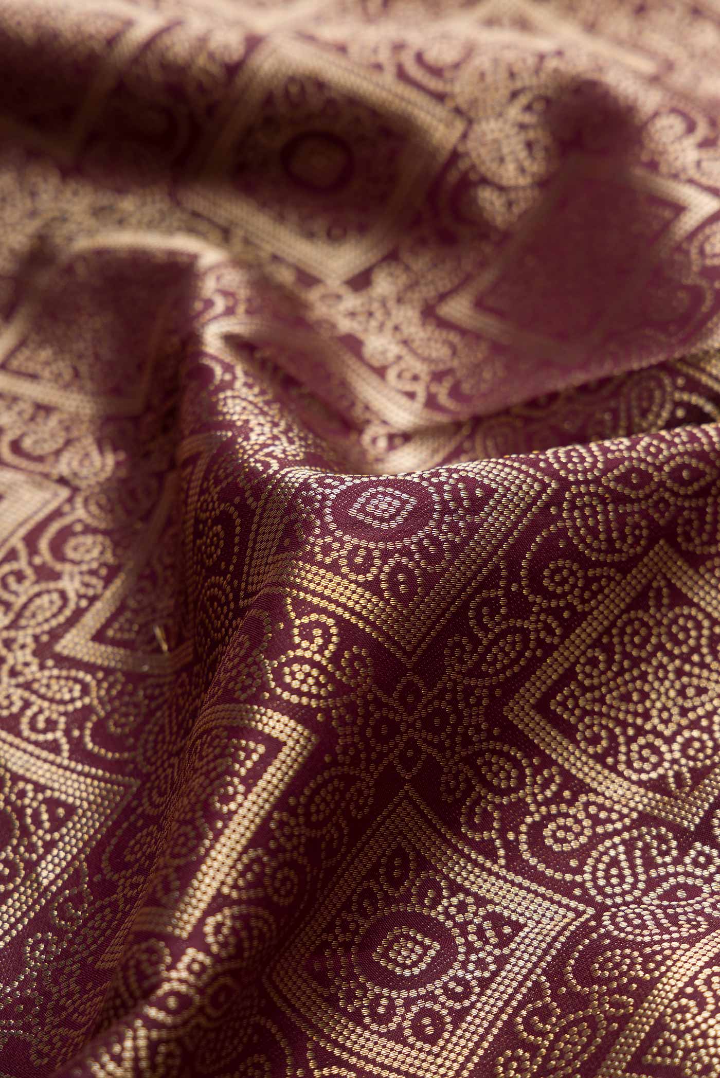 Coffee Brown Kanchipuram Silk Saree - Image 2
