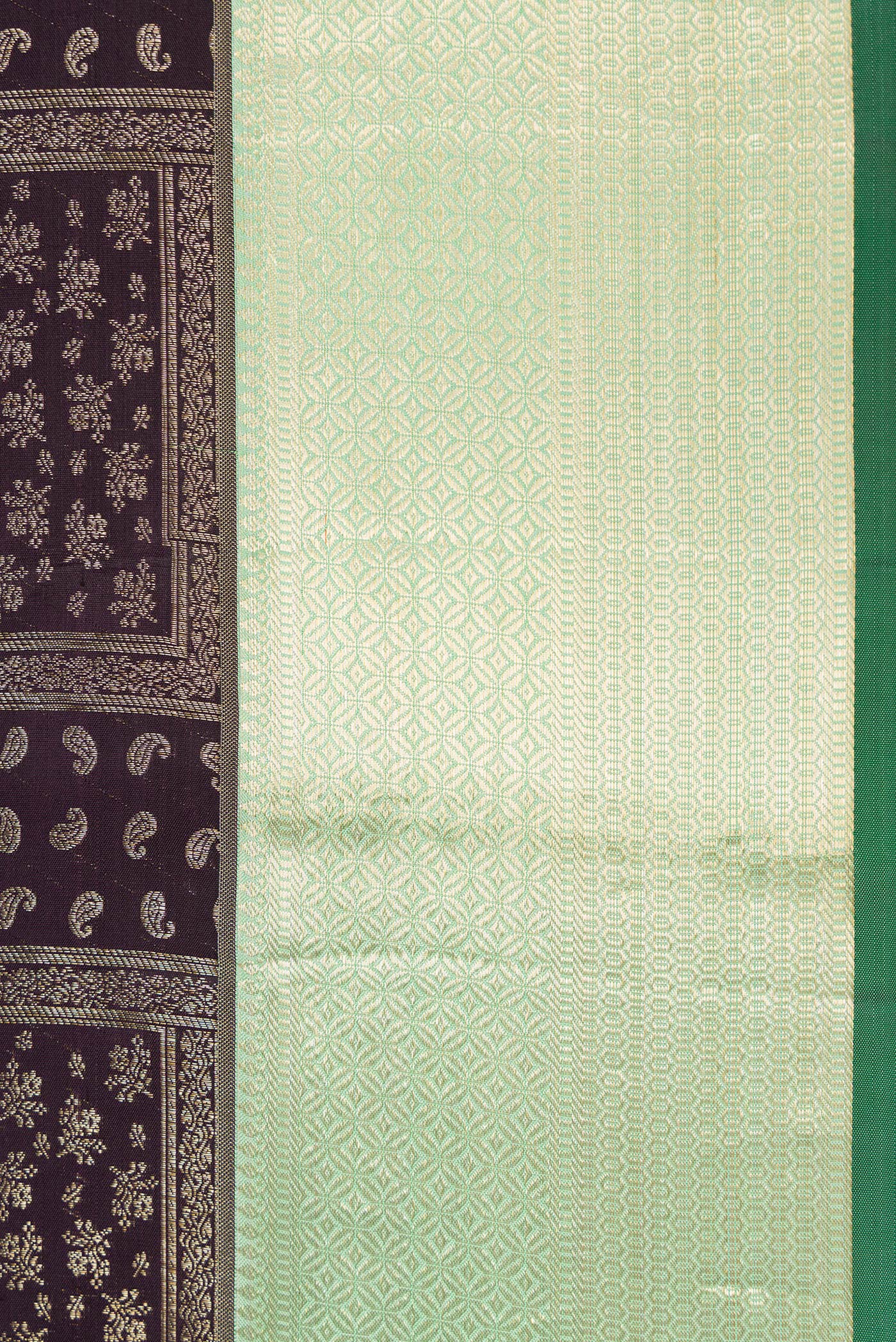 Purple Kanchipuram Silk Saree - Image 3