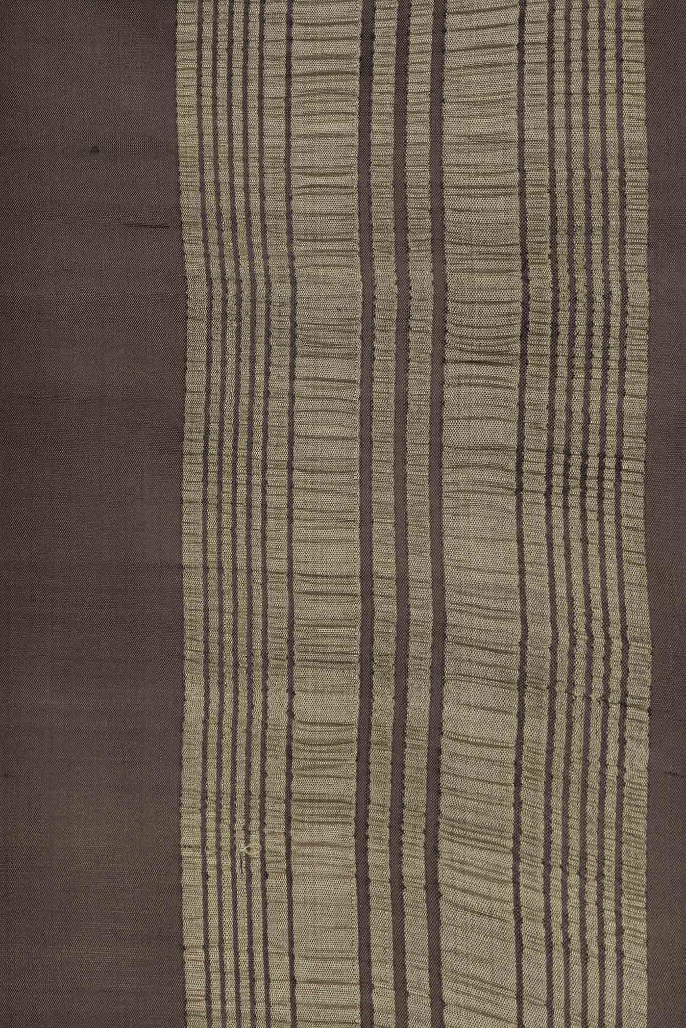 Coffee Brown Soft Silk Saree - Image 3