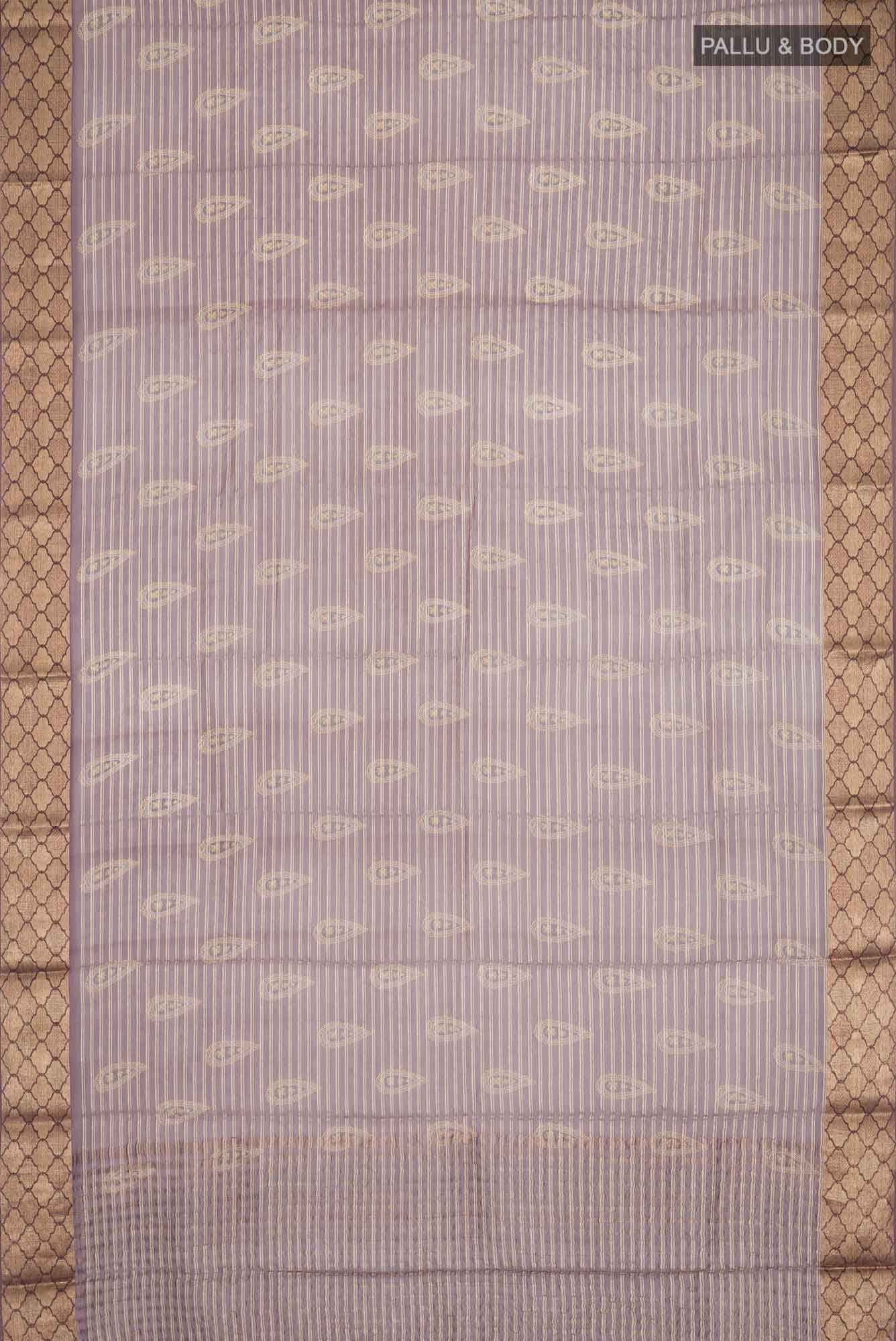 Coffee Brown Georgette Saree - Image 4