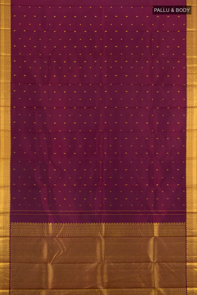 Coffee Brown Kanchipuram Silk Saree - Image 5