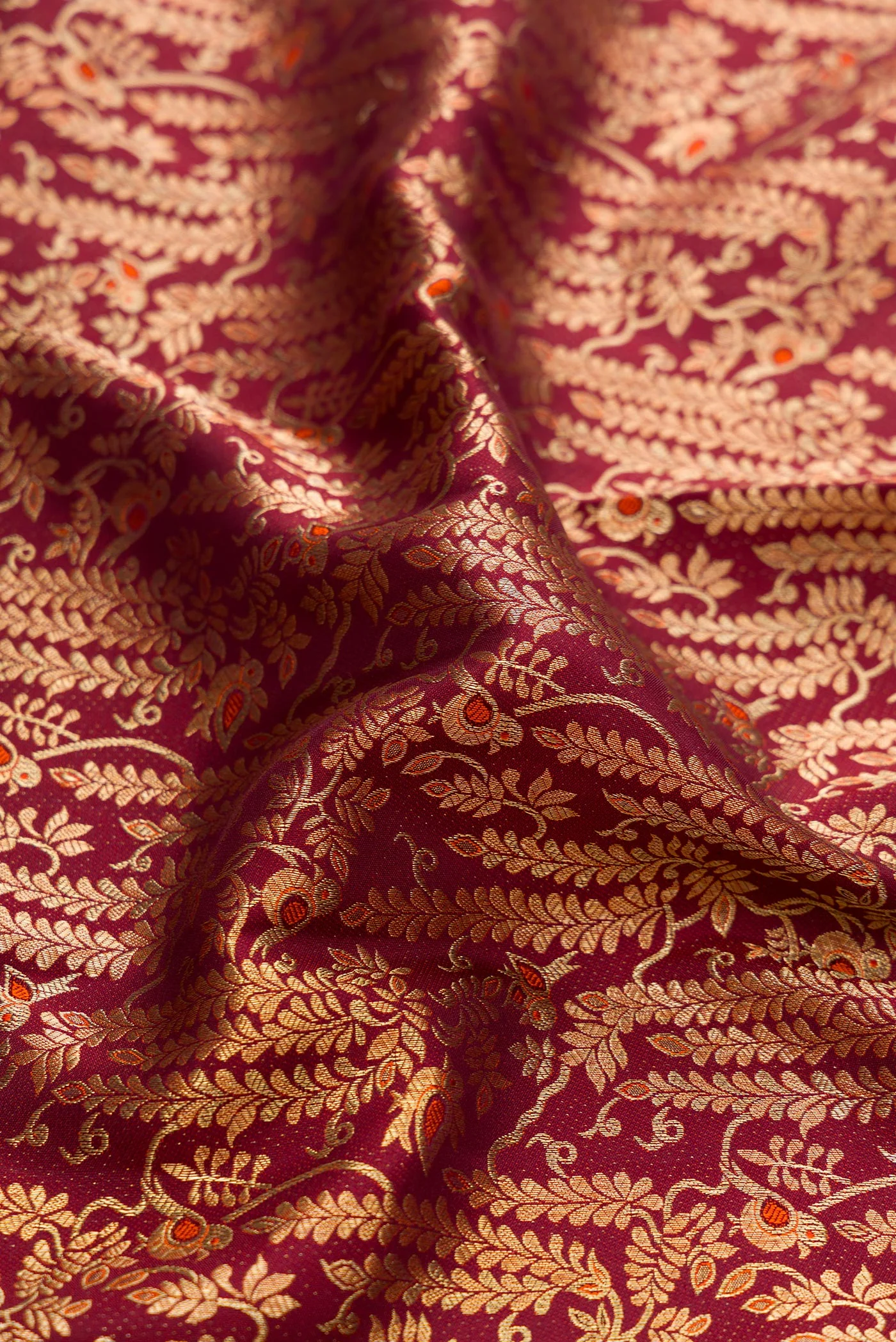 Coffee Brown Kanchipuram Silk Saree - Image 2
