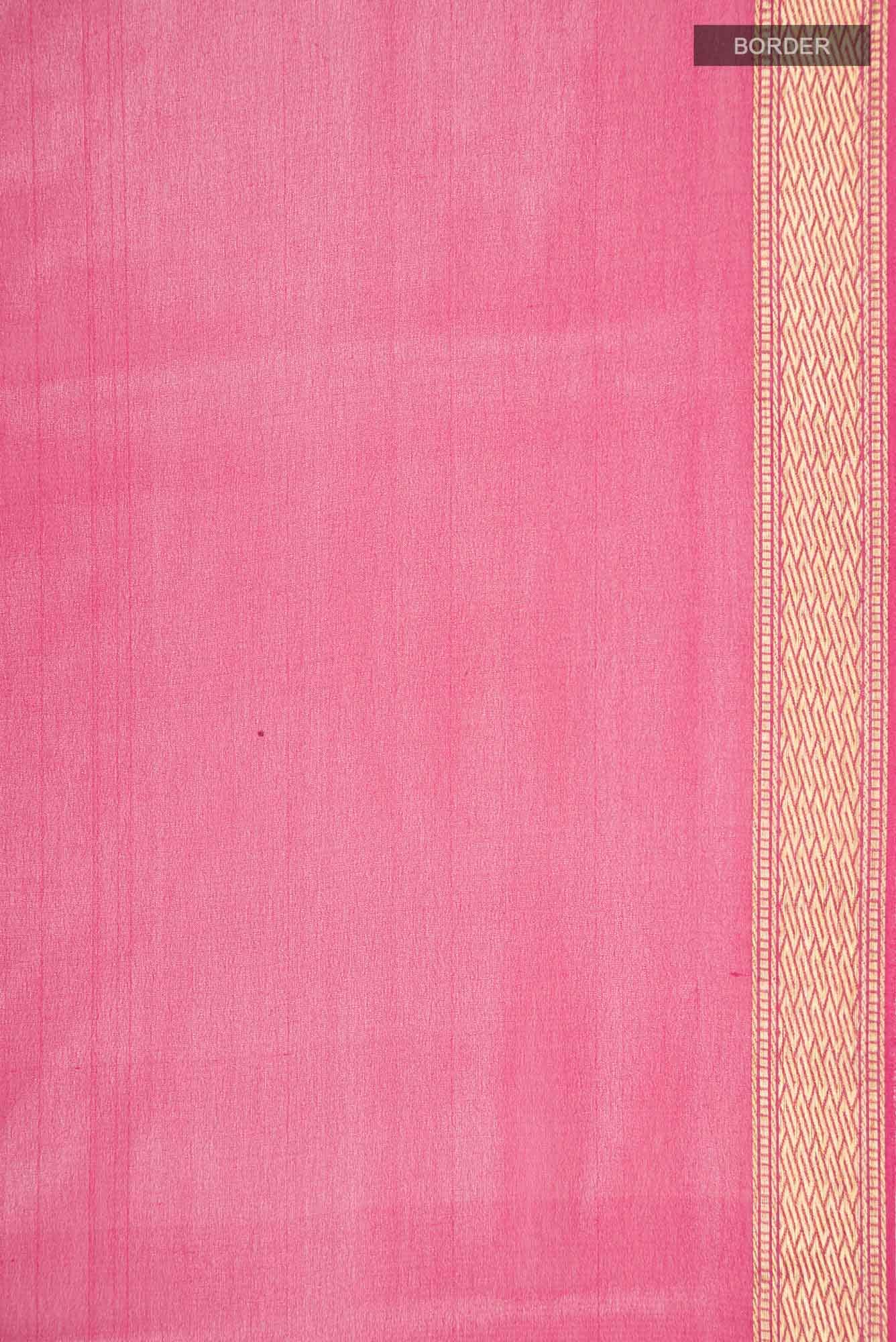 Coral Mysore Georgette Saree - Image 4