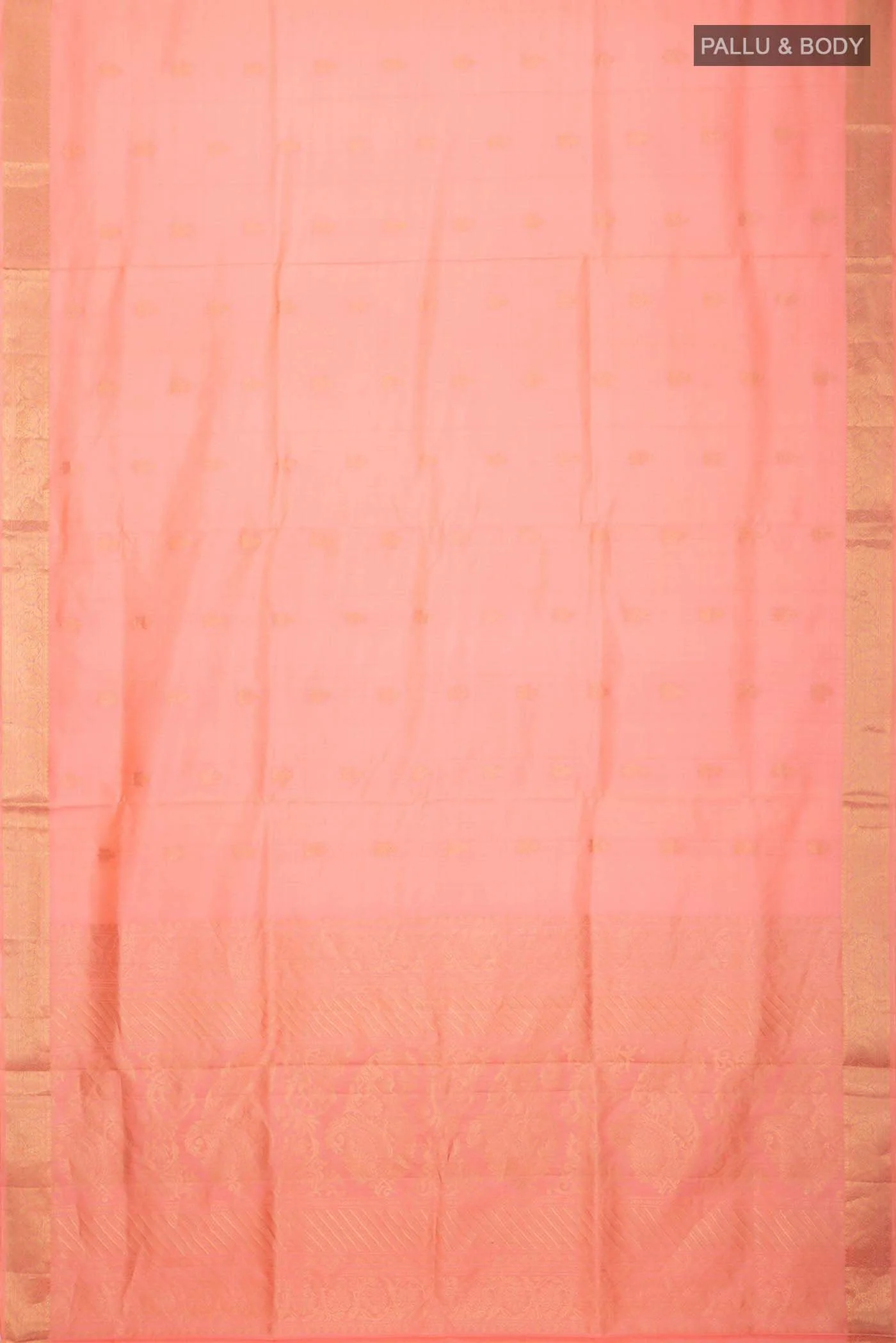 Coral Soft Silk Saree - Image 6