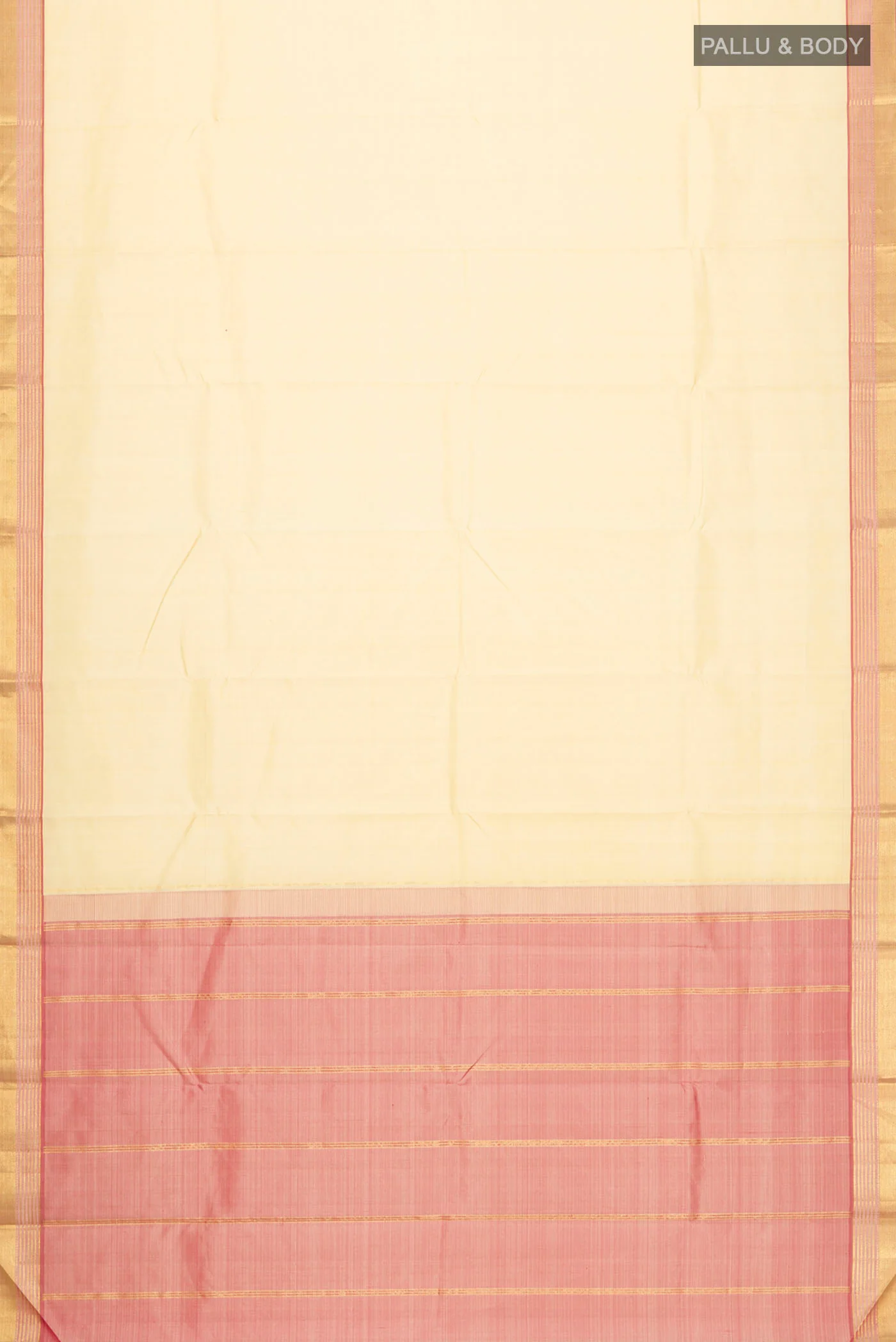 Sandal Kanjivaram Silk Saree - Image 6