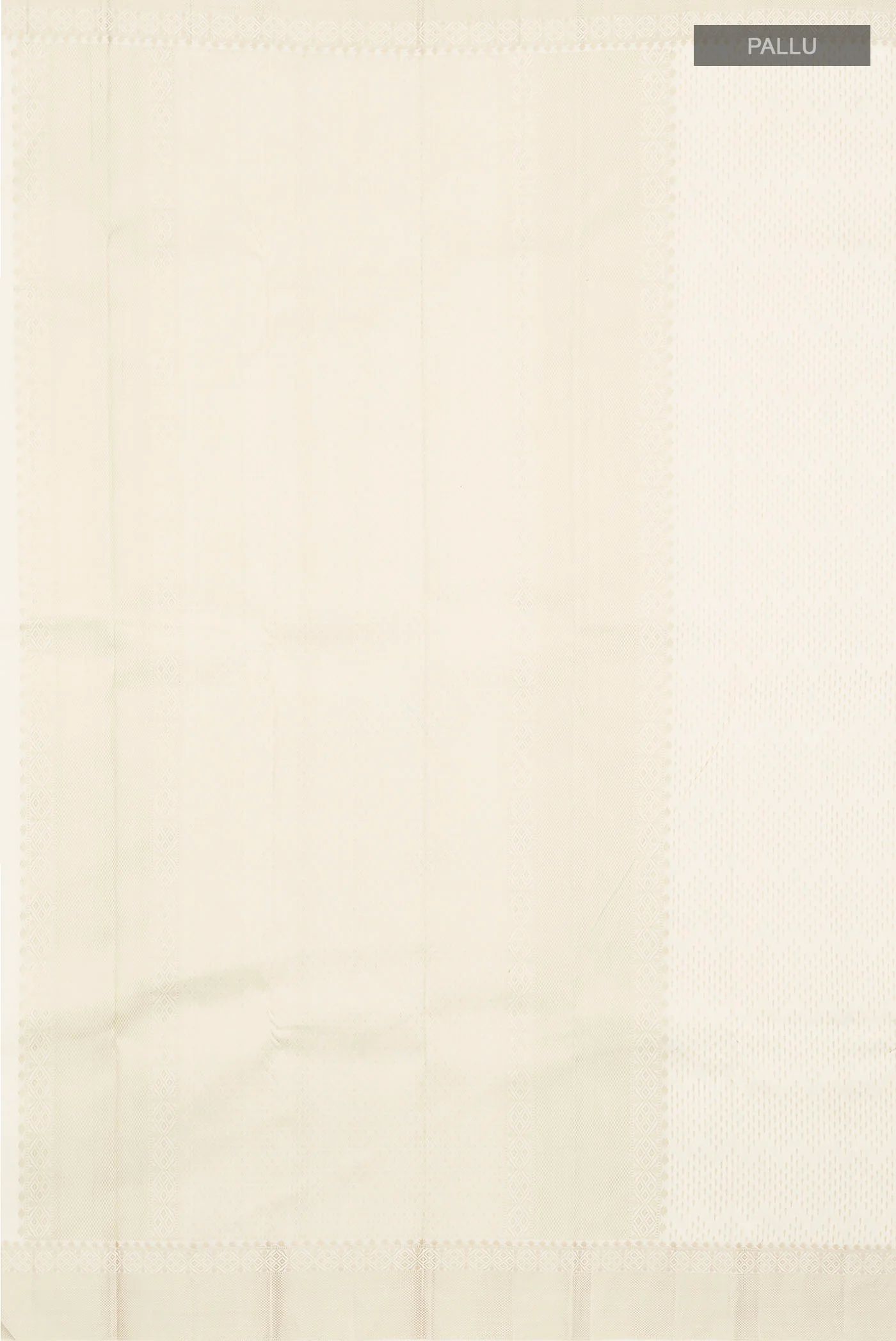 Cream Kanjivaram Silk Saree - Image 7