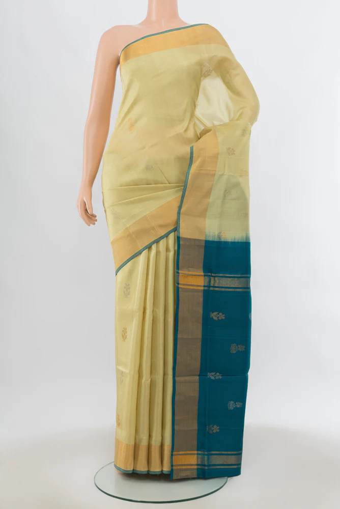 Cream Uppada Silk Saree