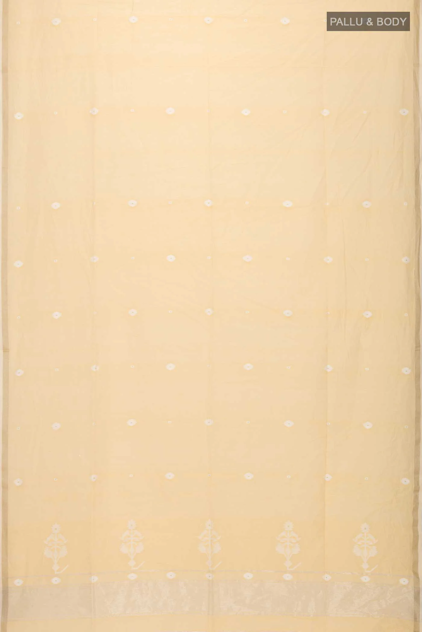 Damini-Sandal Bengal Cotton Saree - Image 10