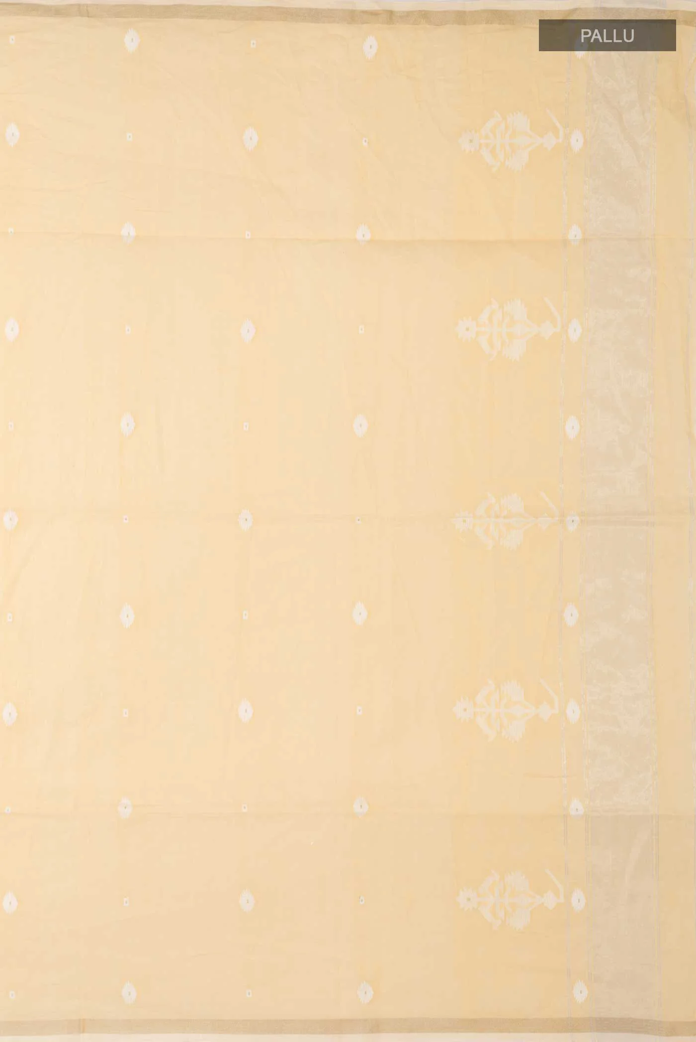 Damini-Sandal Bengal Cotton Saree - Image 11