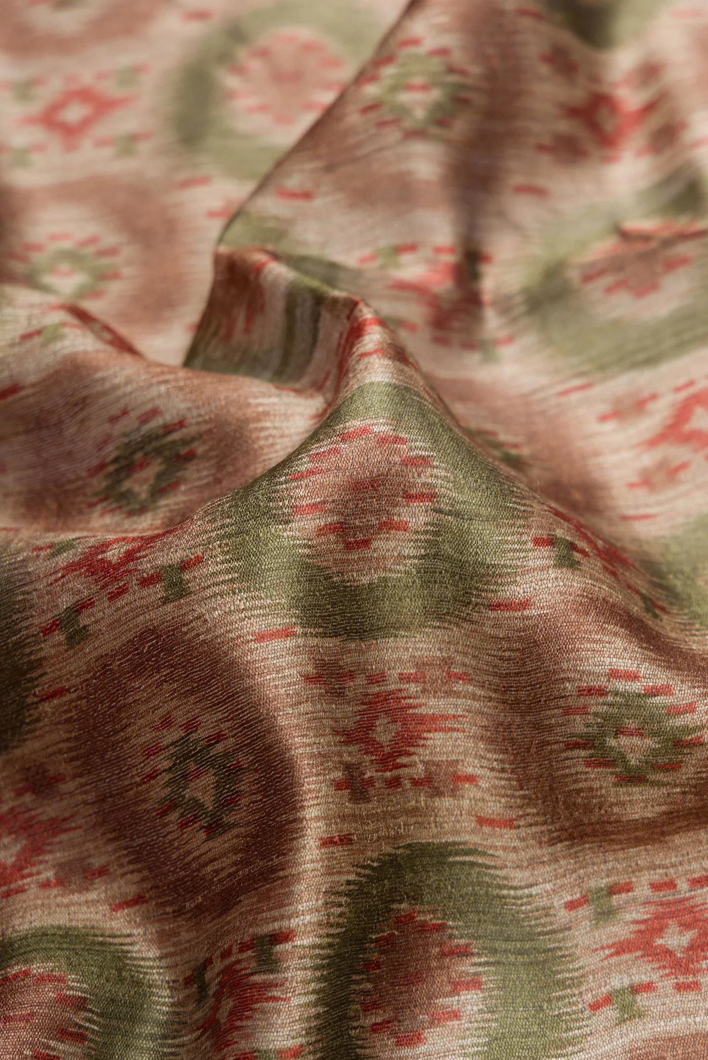 Brown Tussar Silk Saree - Image 2