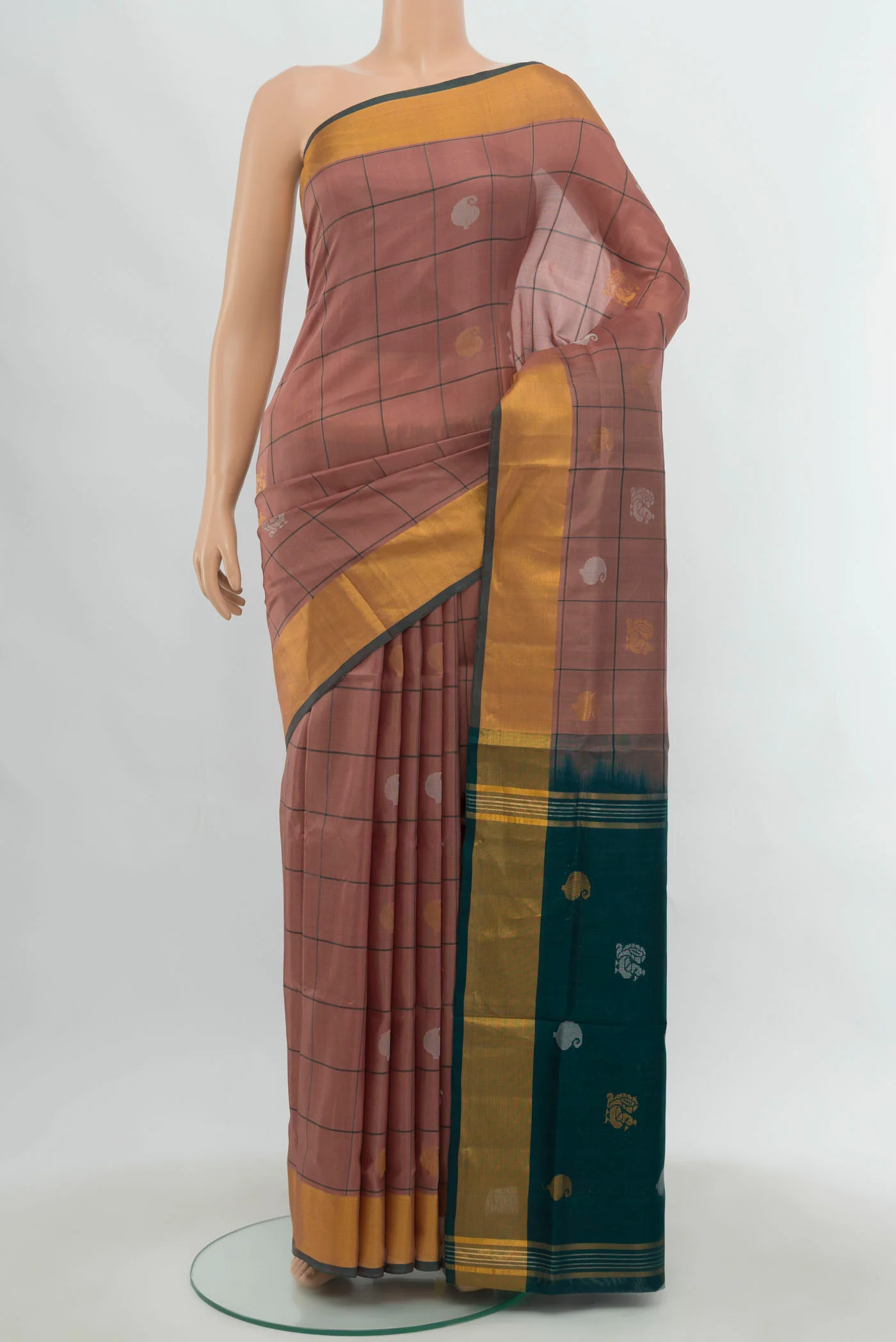 Mauve Uppada Silk Saree