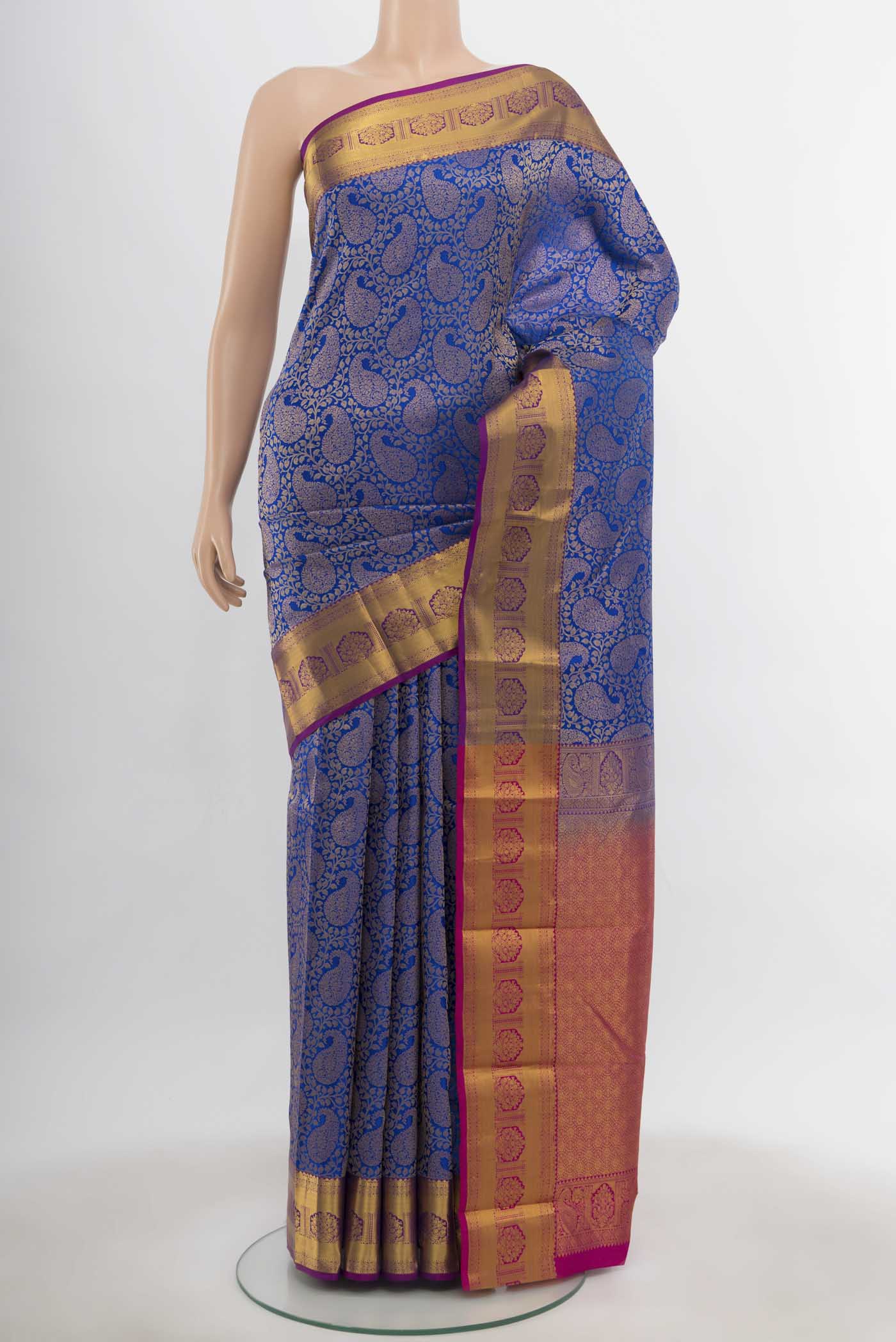 Royal Blue Kanchipuram Silk Saree