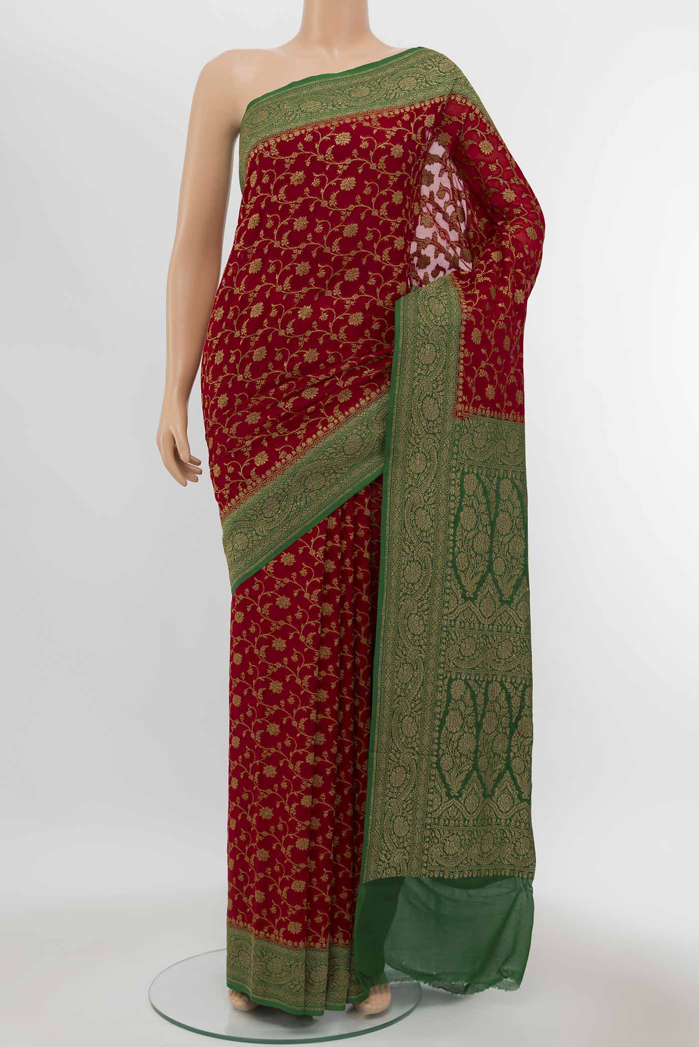 Dark Blue Pochampally Silk Saree