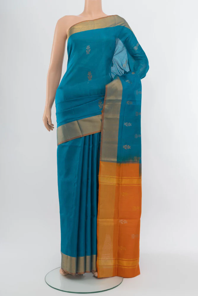 Blue Uppada Silk Saree