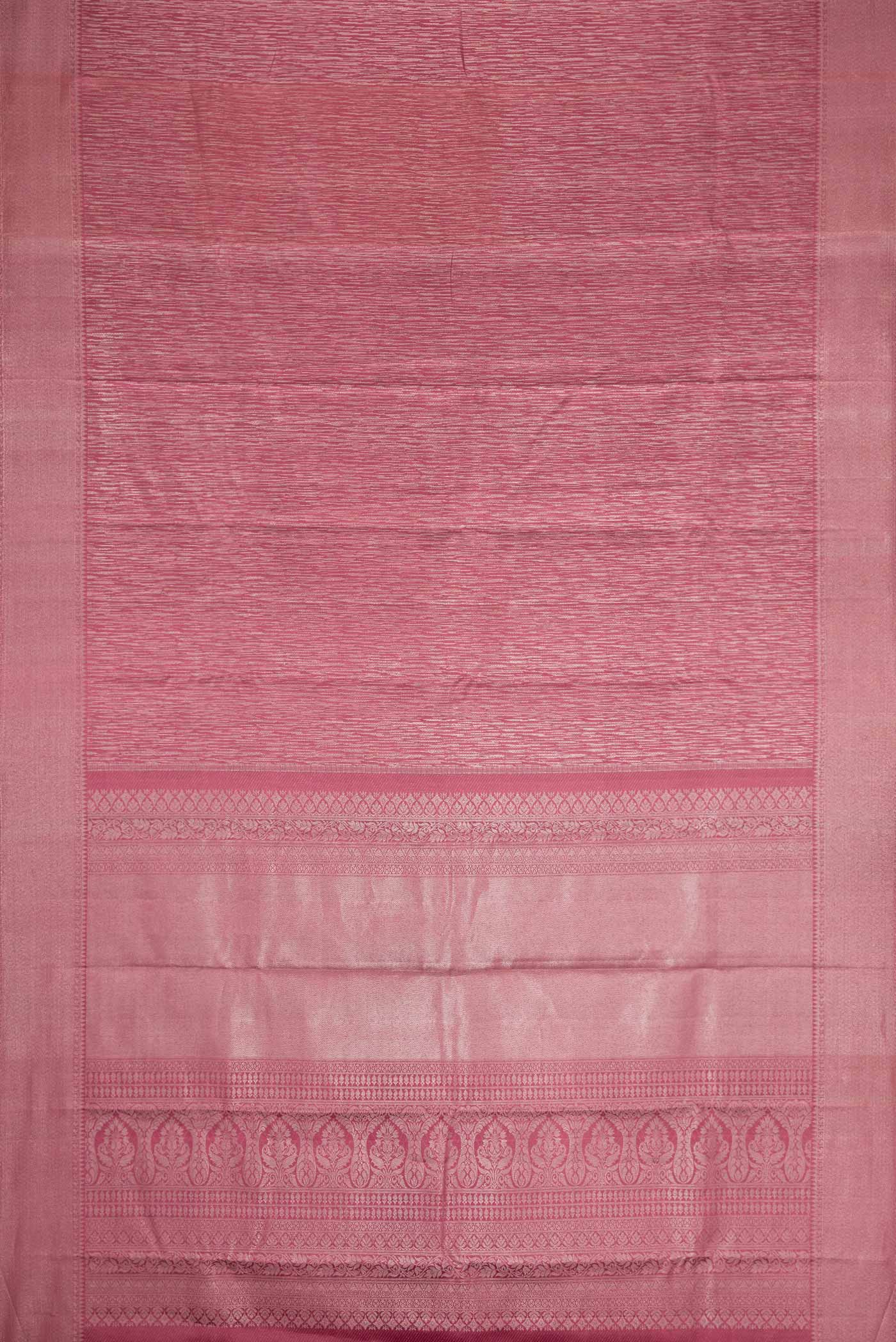Dark Mauve Dual Tone Kanjivaram Silk Saree - Image 6