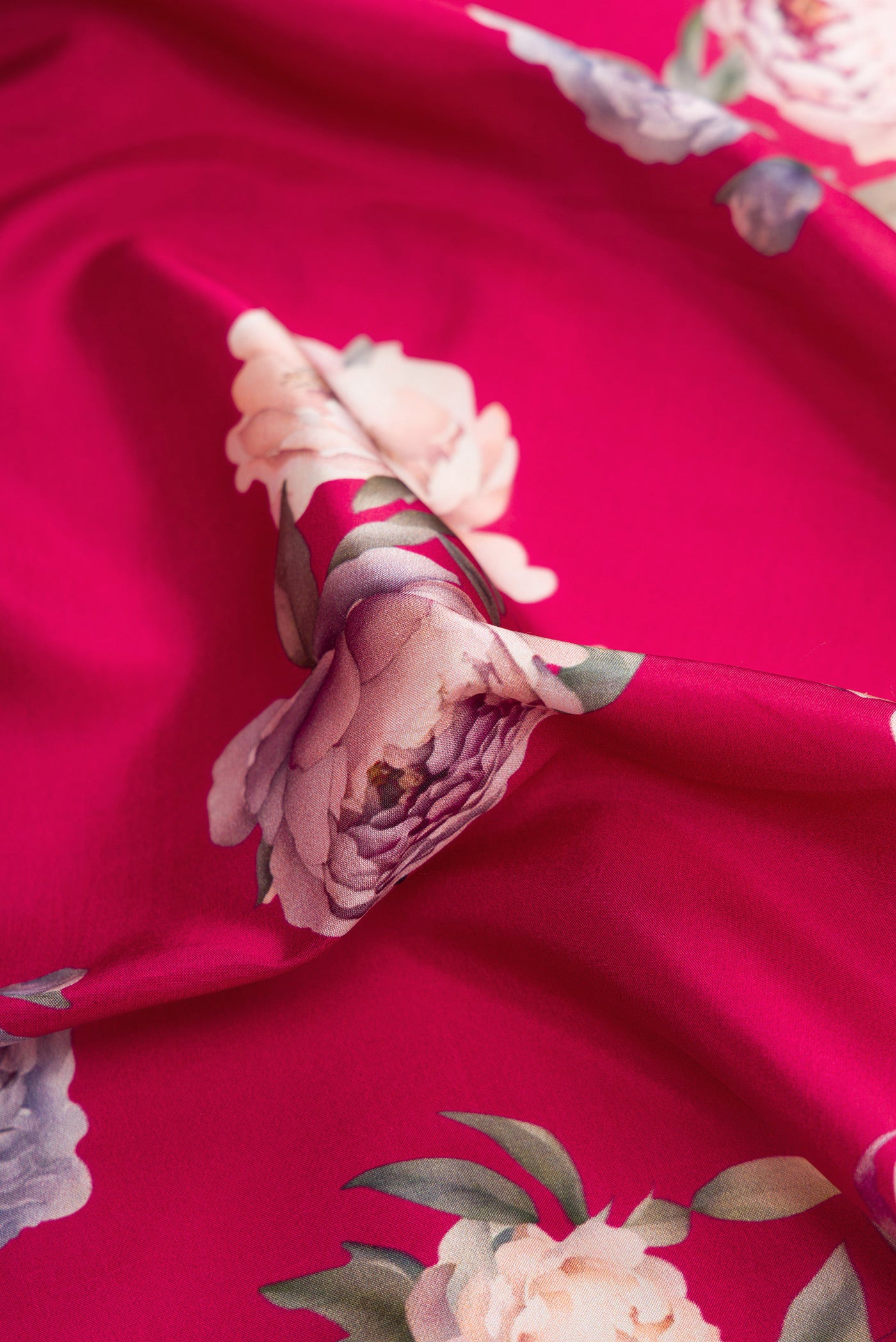 Dark Pink Kanchipuram Silk Saree - Image 2
