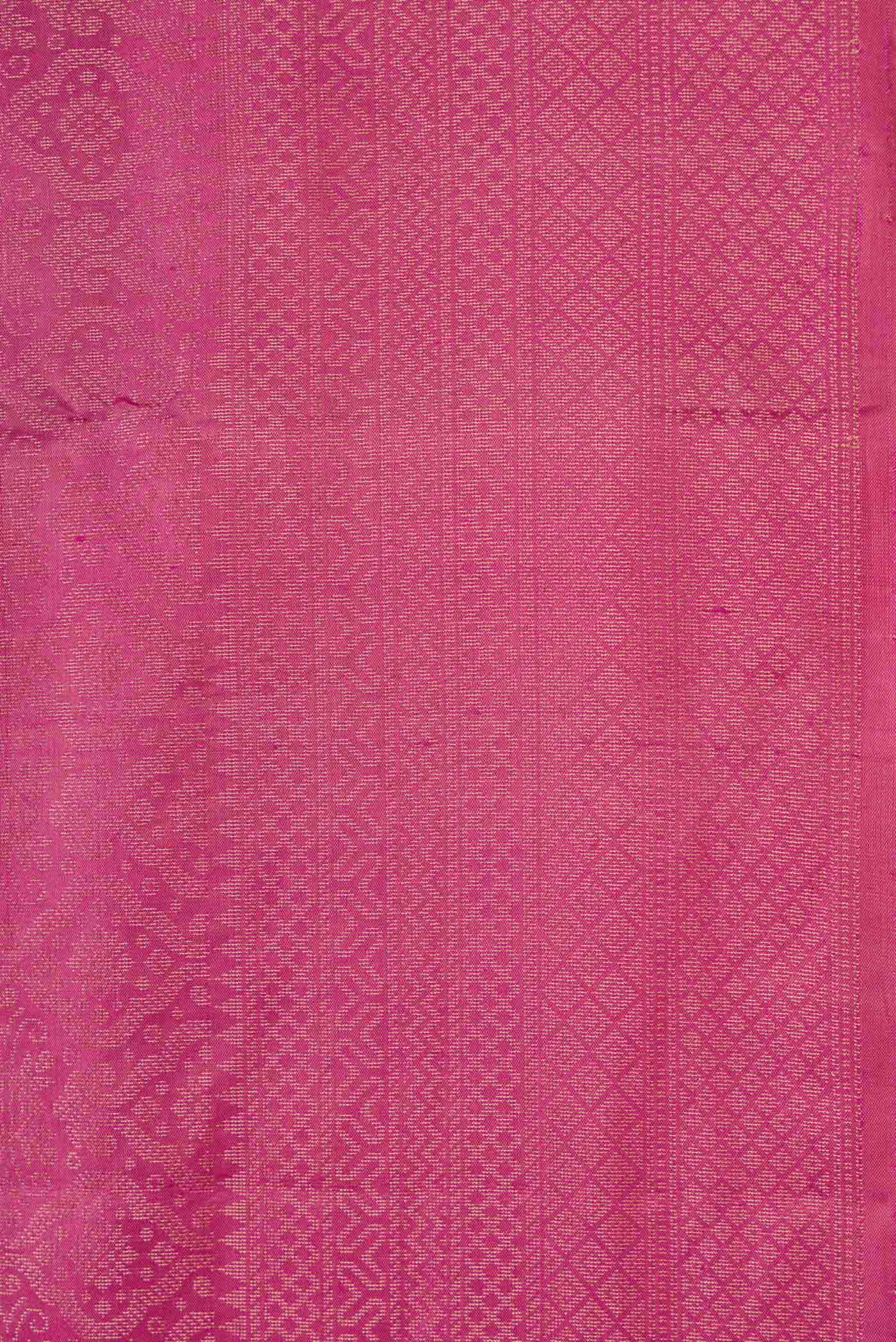 Magenta Soft Silk Saree - Image 3