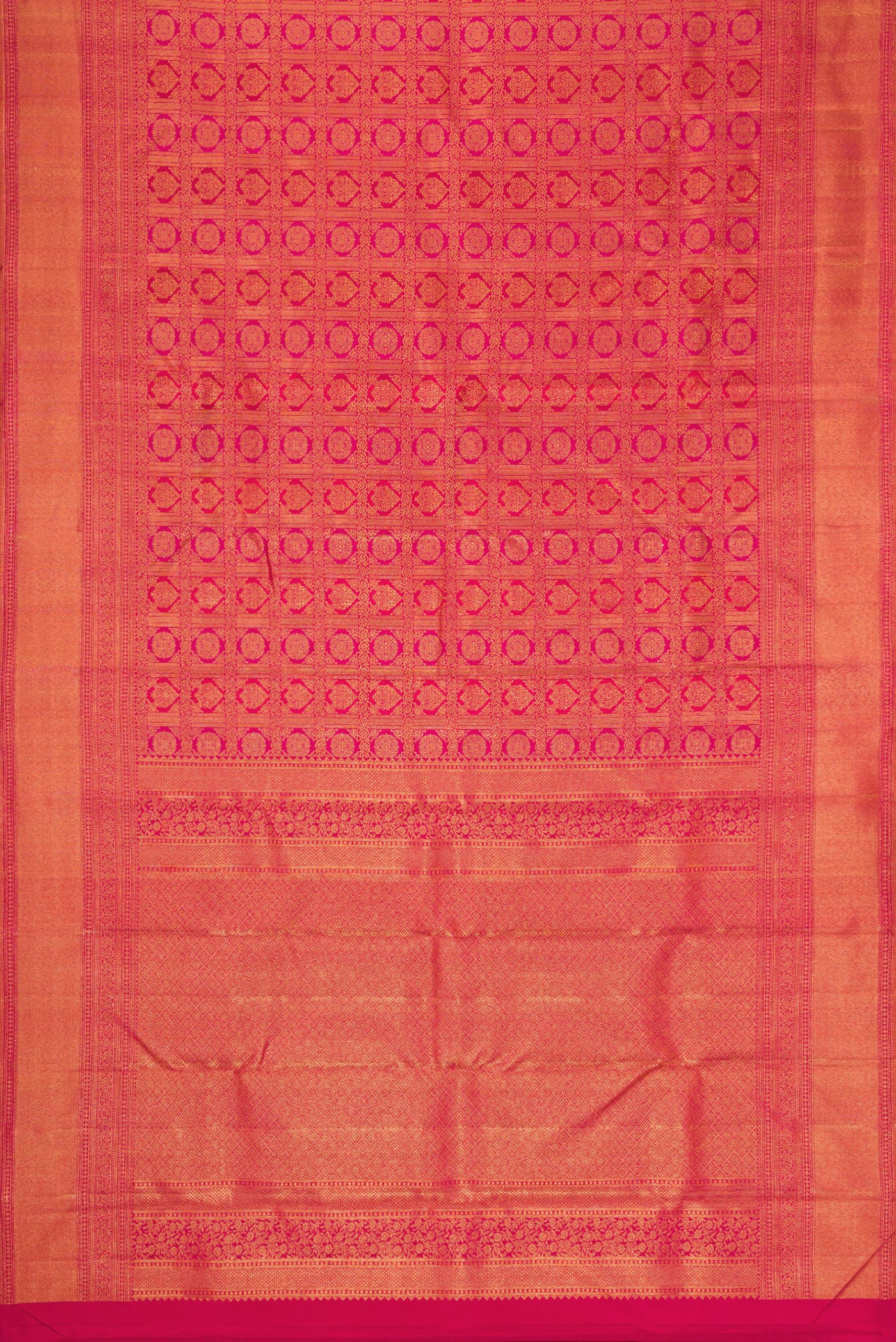Pink Kanchipuram Silk Saree - Image 6