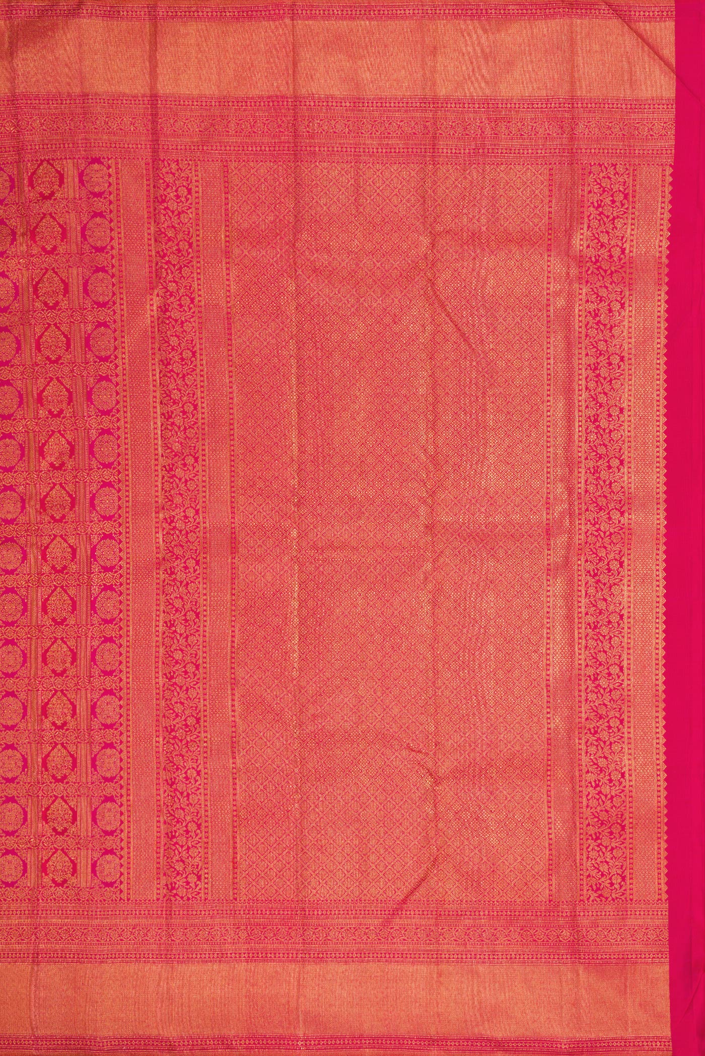 Pink Kanchipuram Silk Saree - Image 7