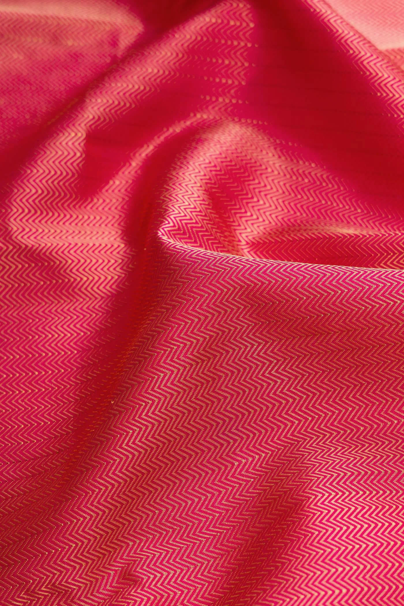 Pink Kanchipuram Silk Saree - Image 2