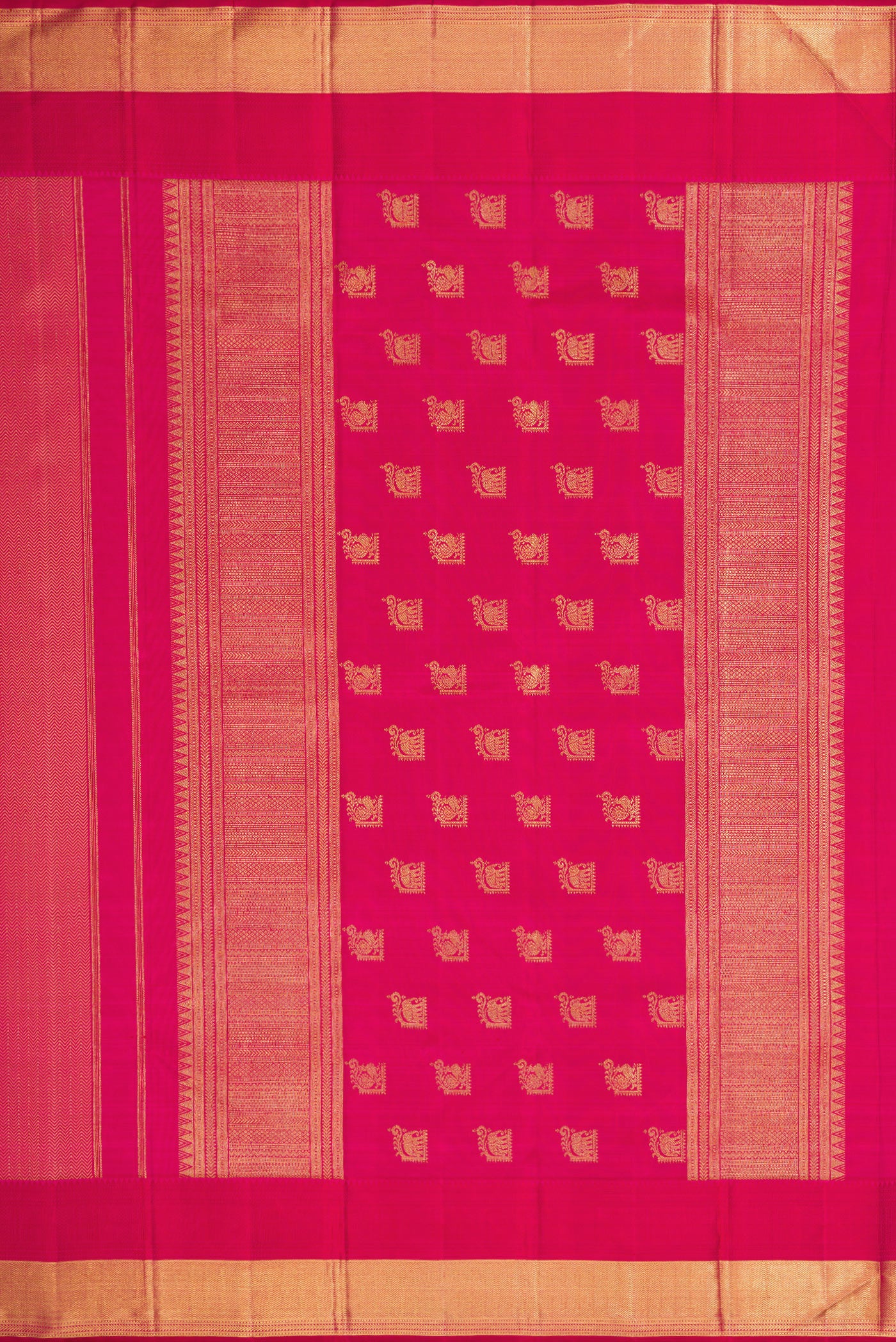 Pink Kanchipuram Silk Saree - Image 7