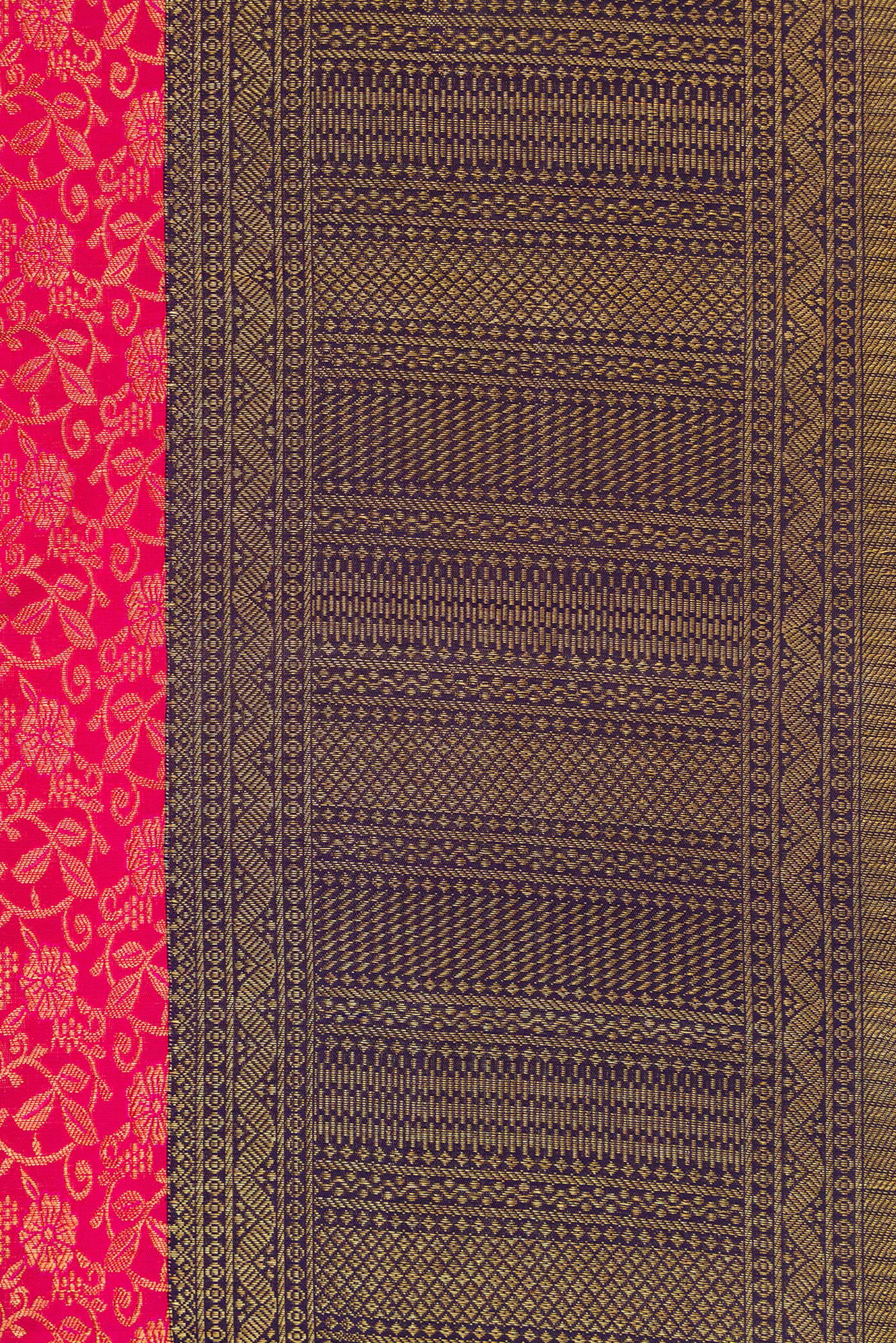 Pink Kanchipuram Silk Saree - Image 3