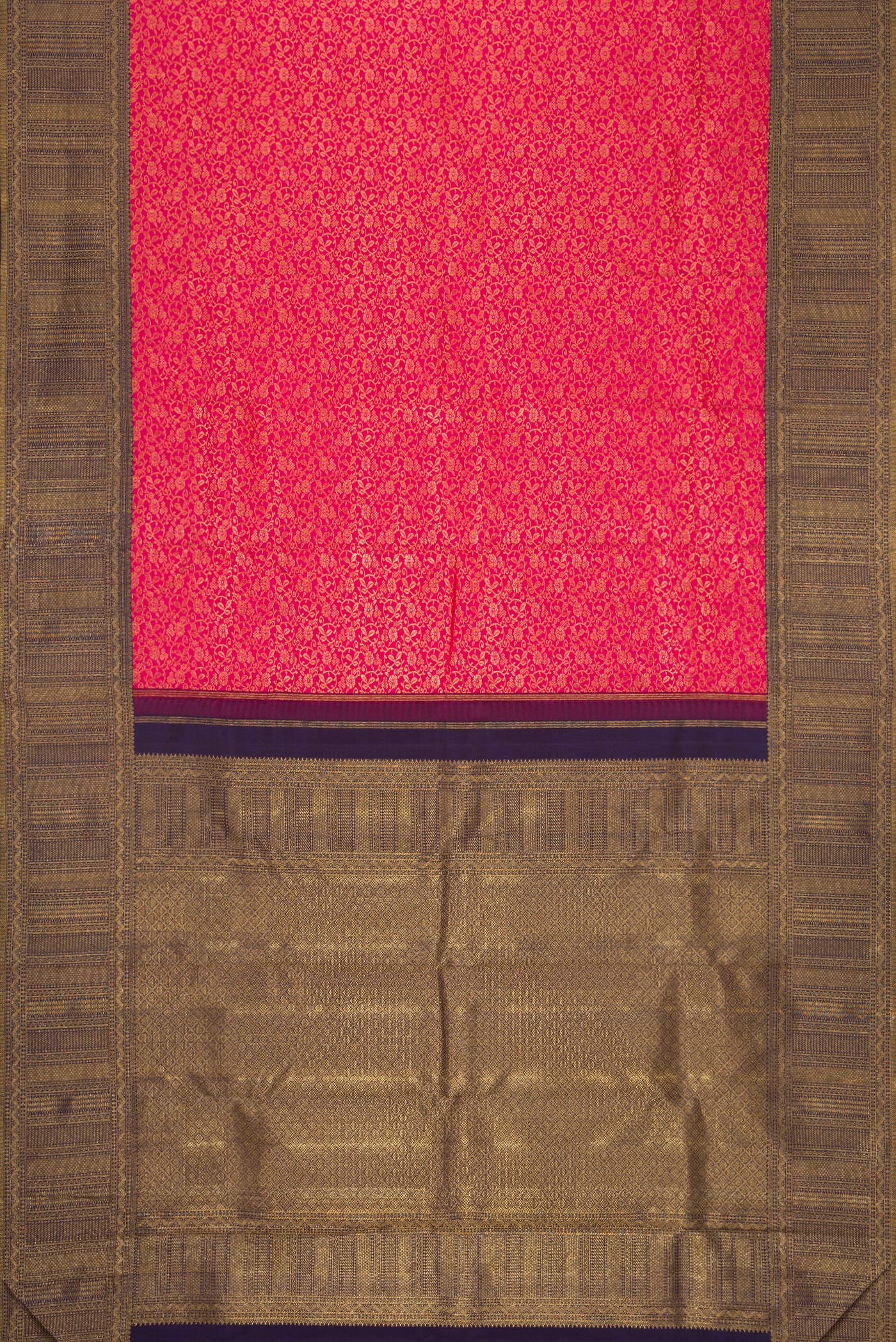 Pink Kanchipuram Silk Saree - Image 6