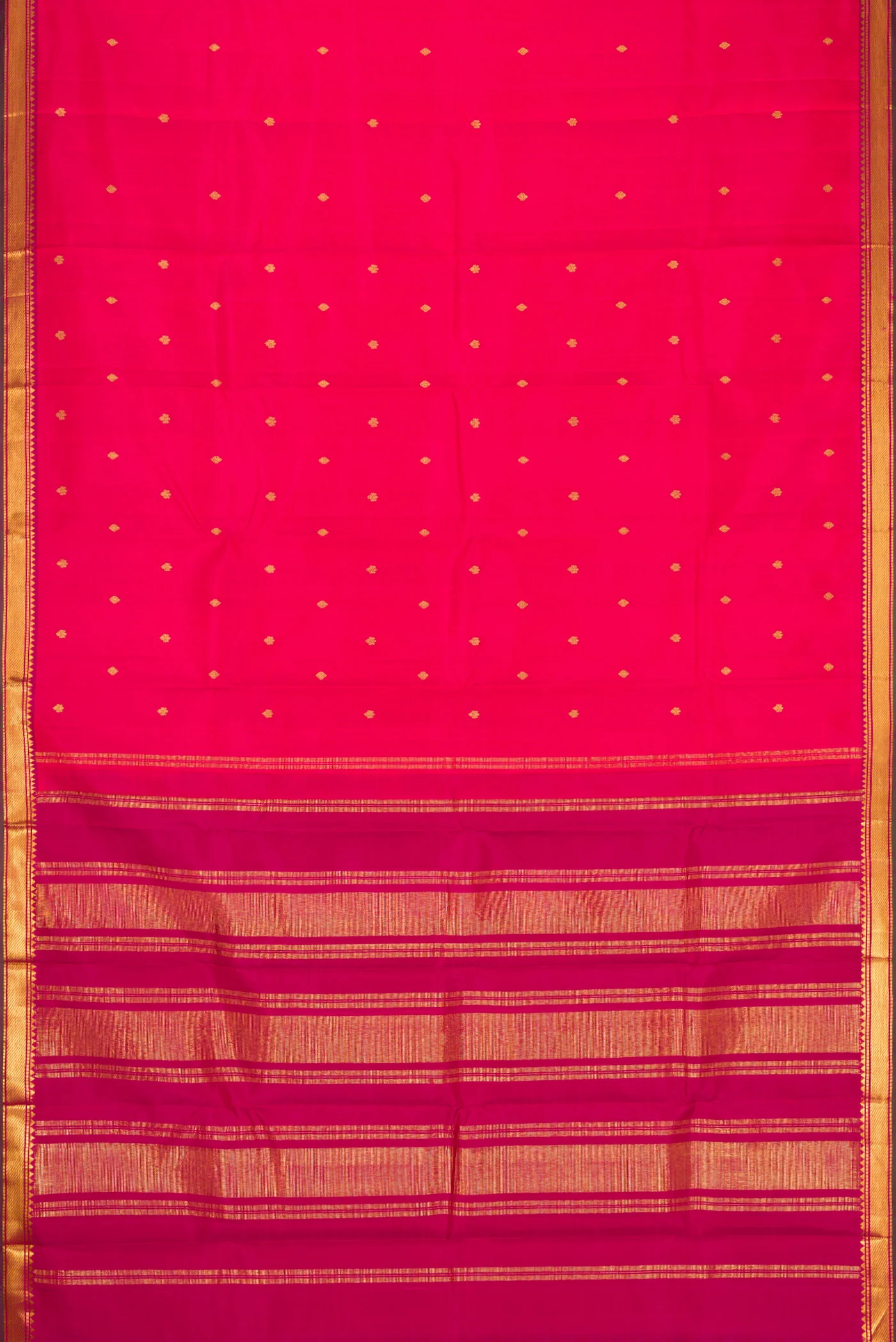 Pink Kanchipuram Silk Saree - Image 6