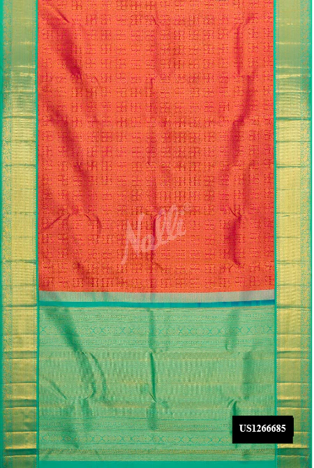 Dark Pink Dual Tone Kanchipuram Silk Saree