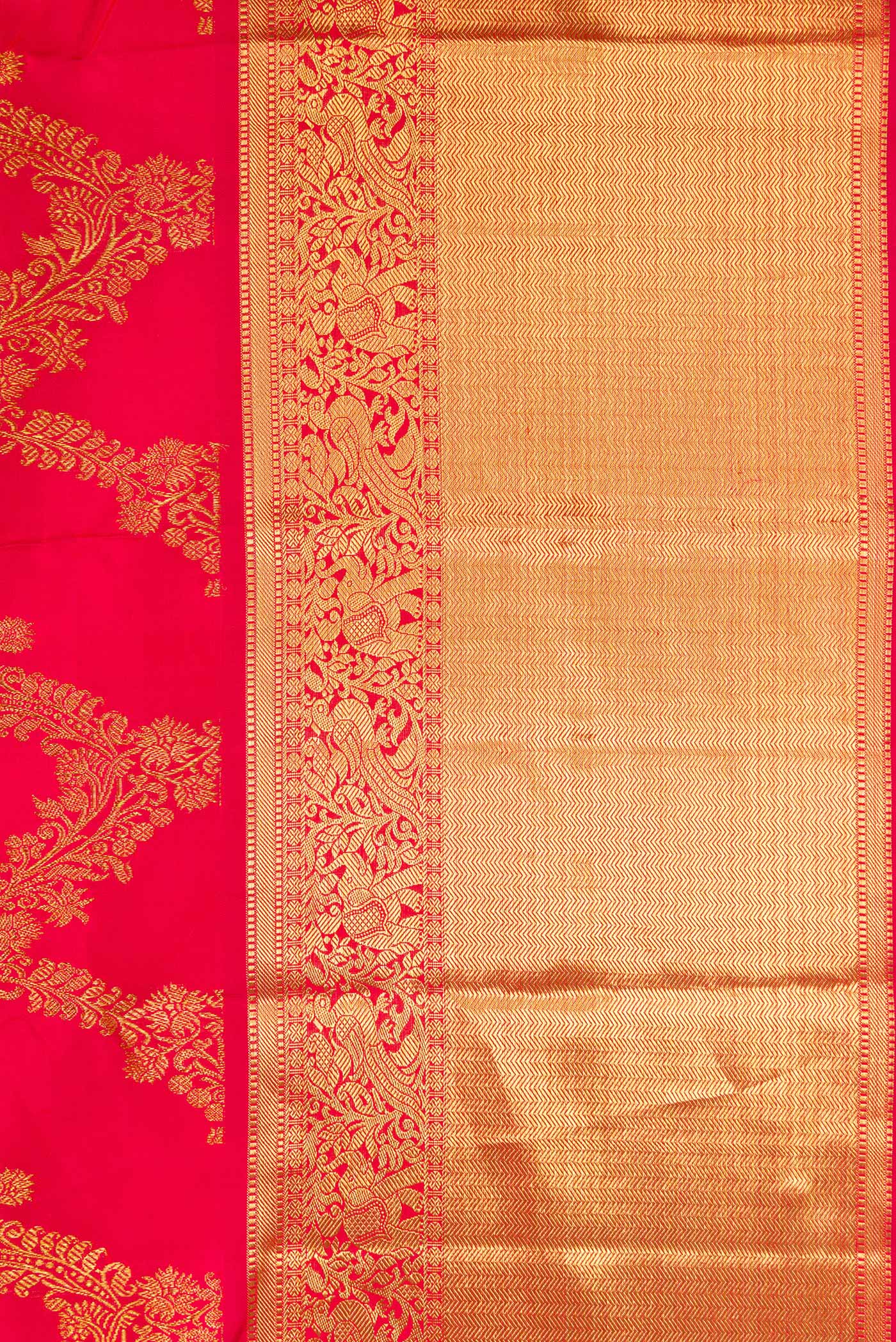 Red Kanjivaram Silk Saree - Image 3