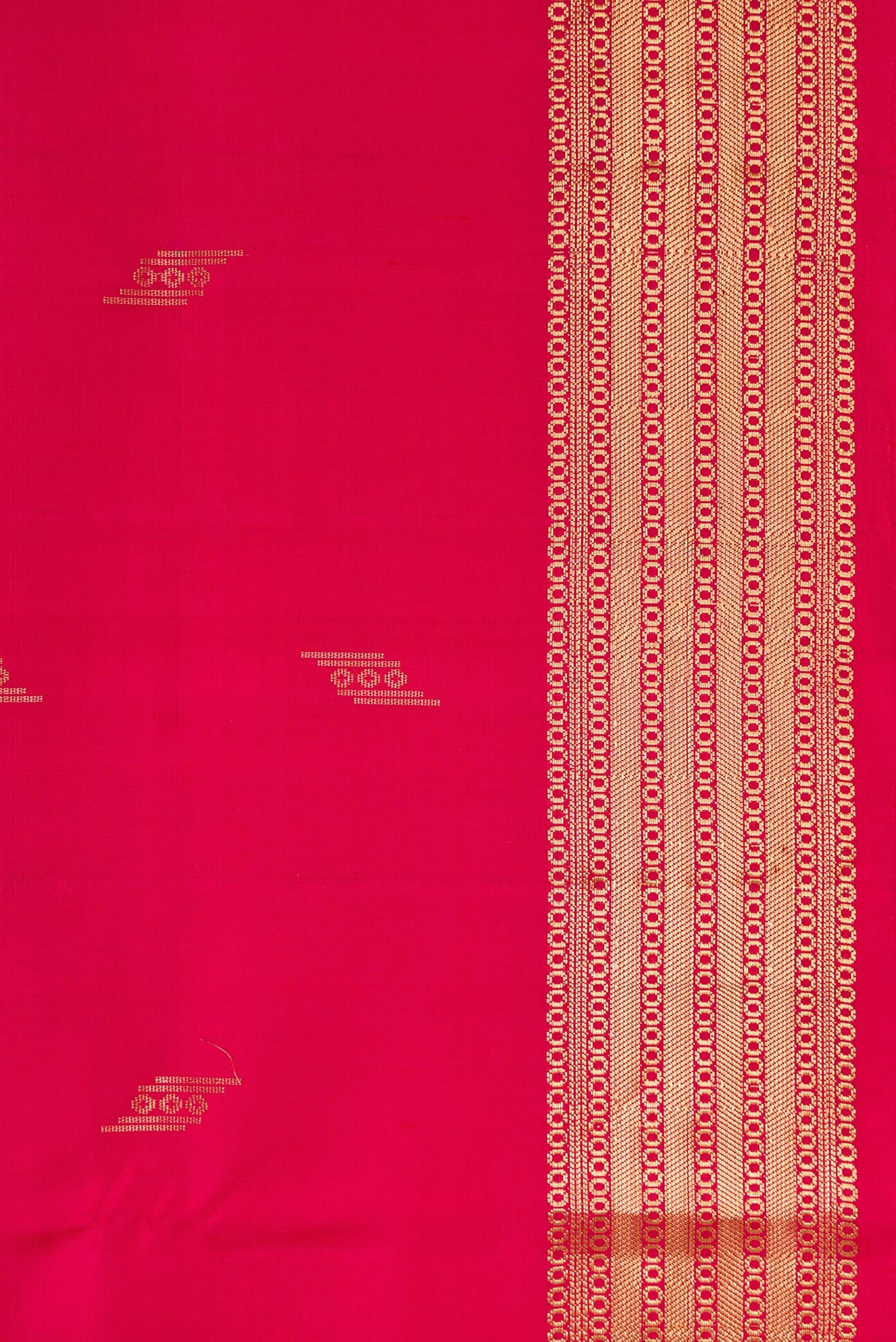 Pink Dual Tone Soft Silk Saree - Image 3