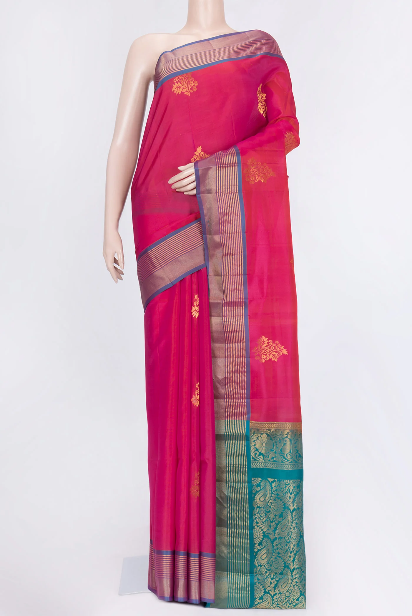 Pink Soft Silk Saree