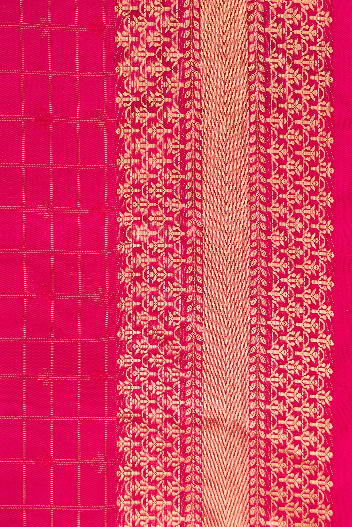 Pink Soft Silk Saree - Image 3