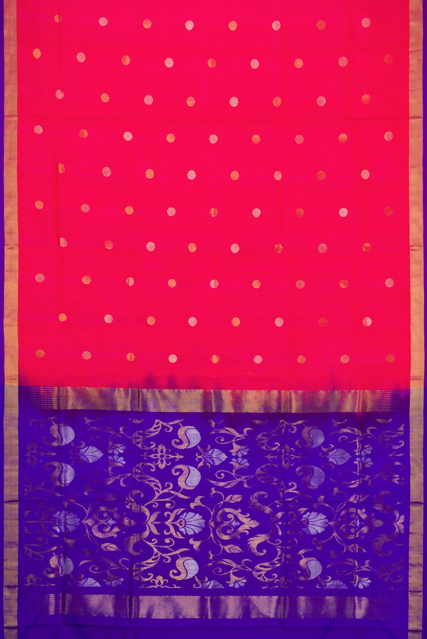 Pink Uppada Silk Saree - Image 6