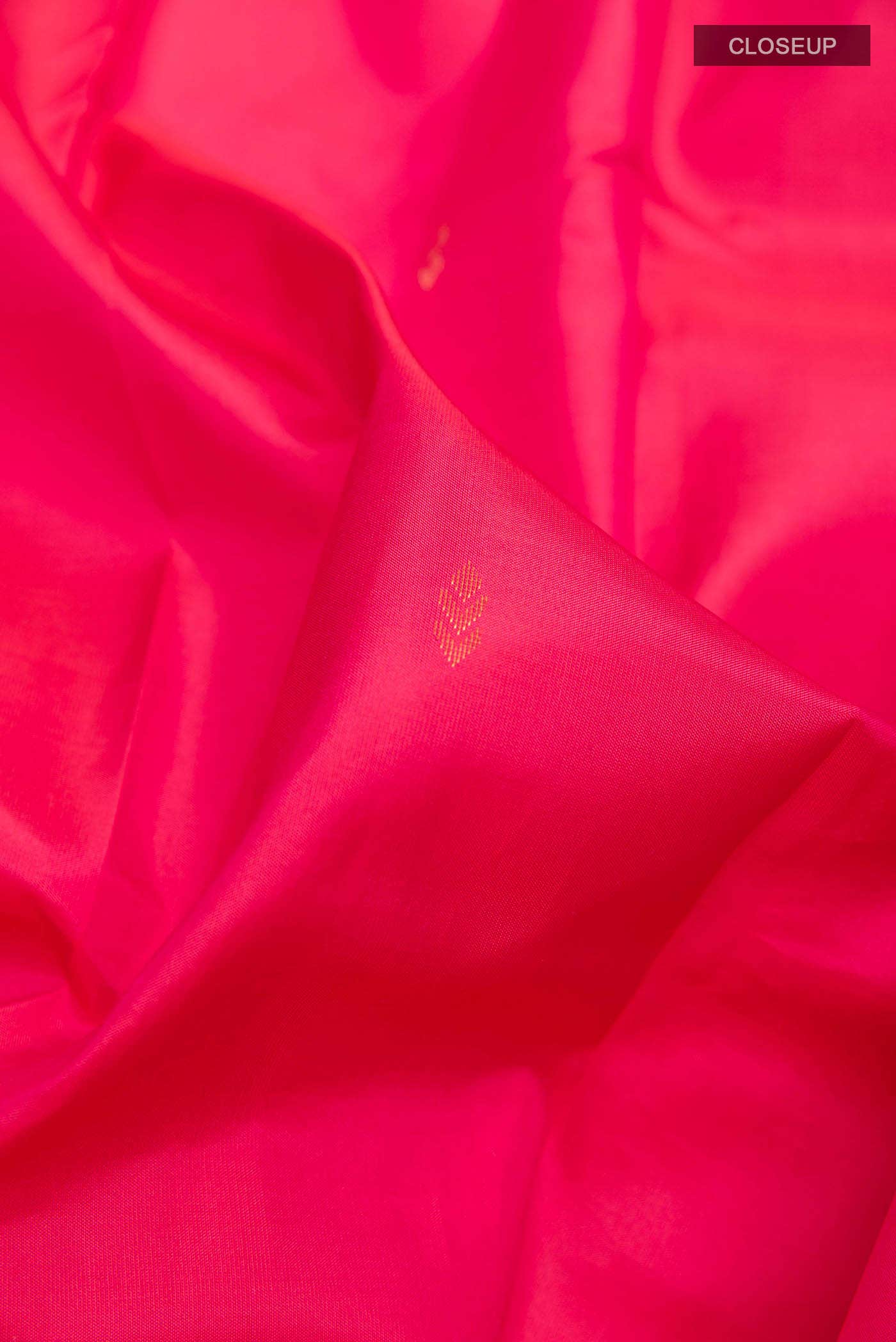 Dark Pink Kanchipuram Silk Saree - Image 3