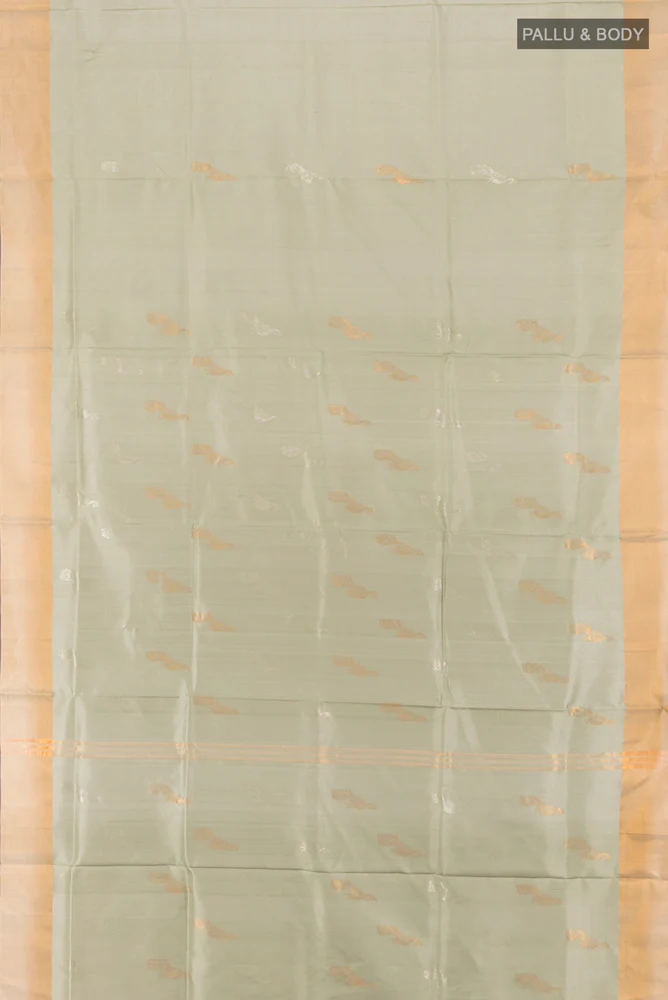 Grey Uppada Silk Saree - Image 5