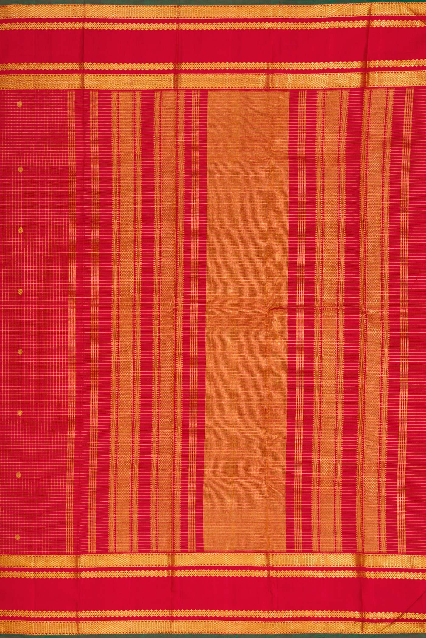 Red Kanjivaram Silk Saree - Image 7