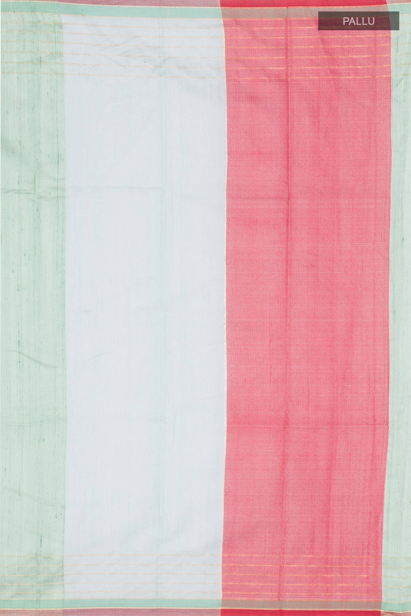 Erina-Mint Green Bhagalpuri Tussar Silk Saree - Image 6