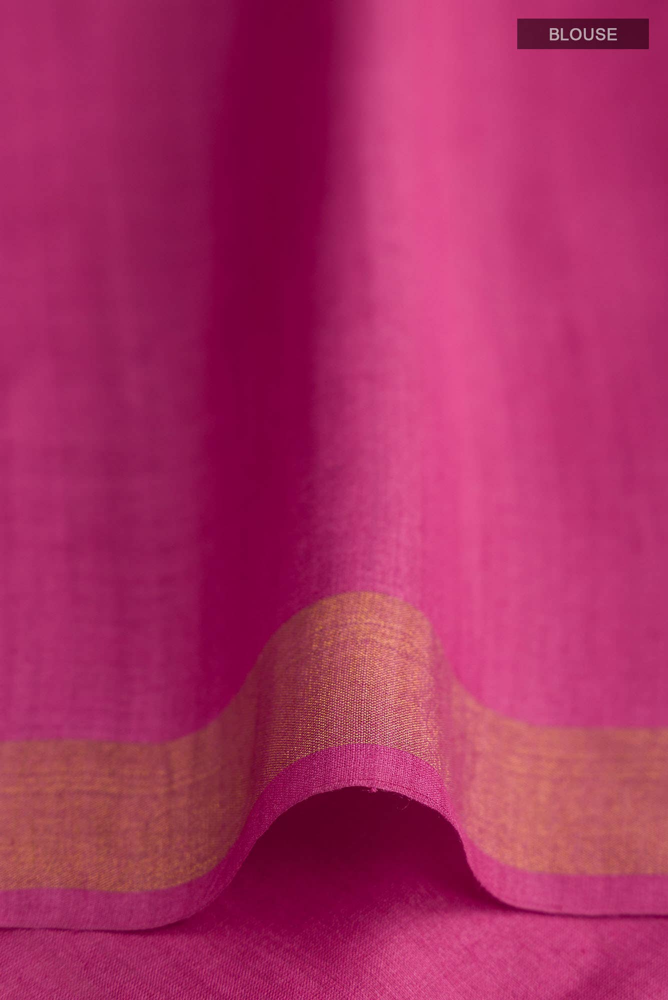 Forget Me Not-Pink Bhagalpuri Tussar Silk Saree - Image 8