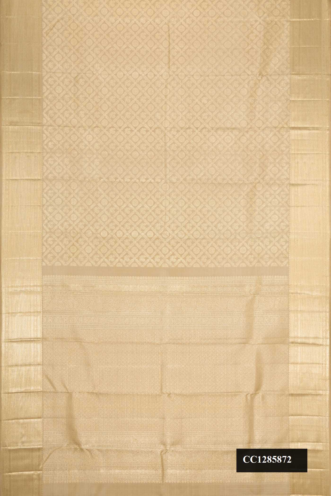 Gold Dual Tone Kanchipuram Silk Saree