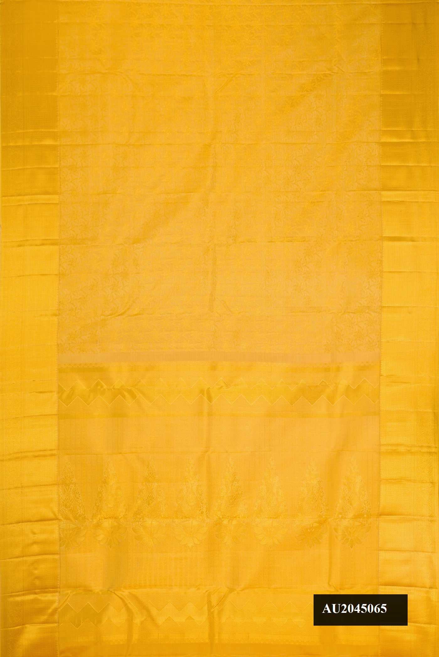 Gold Dual Tone Kanchipuram Silk Saree