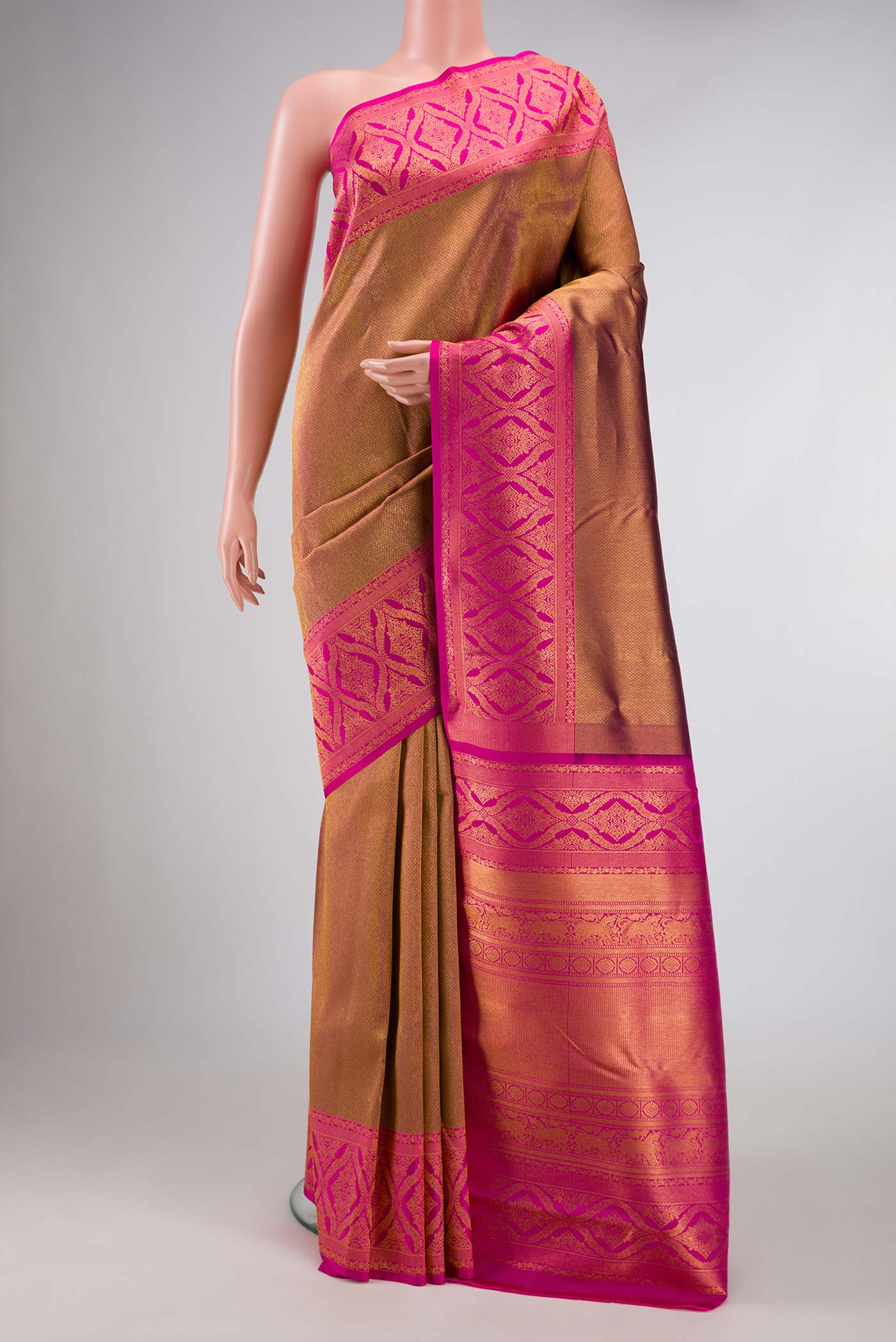 Maroon Kanjivaram Silk Saree